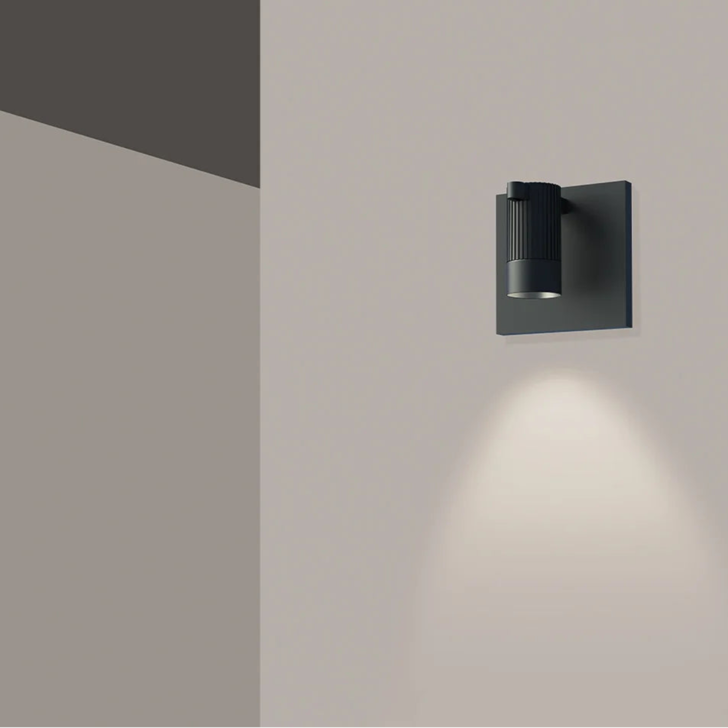 Sonneman Suspenders Satin Black SLS0215 Wall Sconce