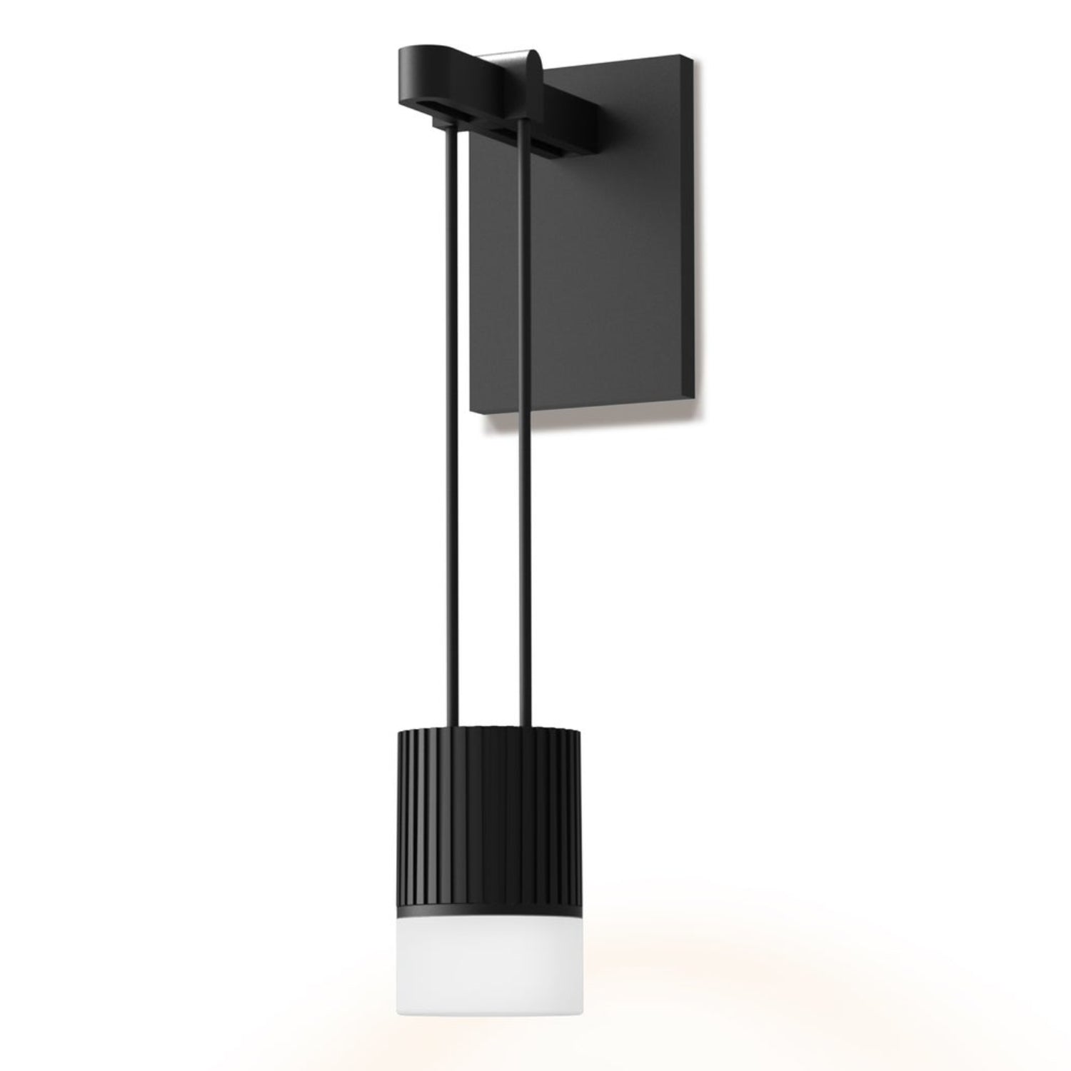 Sonneman Suspenders Satin Black SLS0220 Wall Sconce