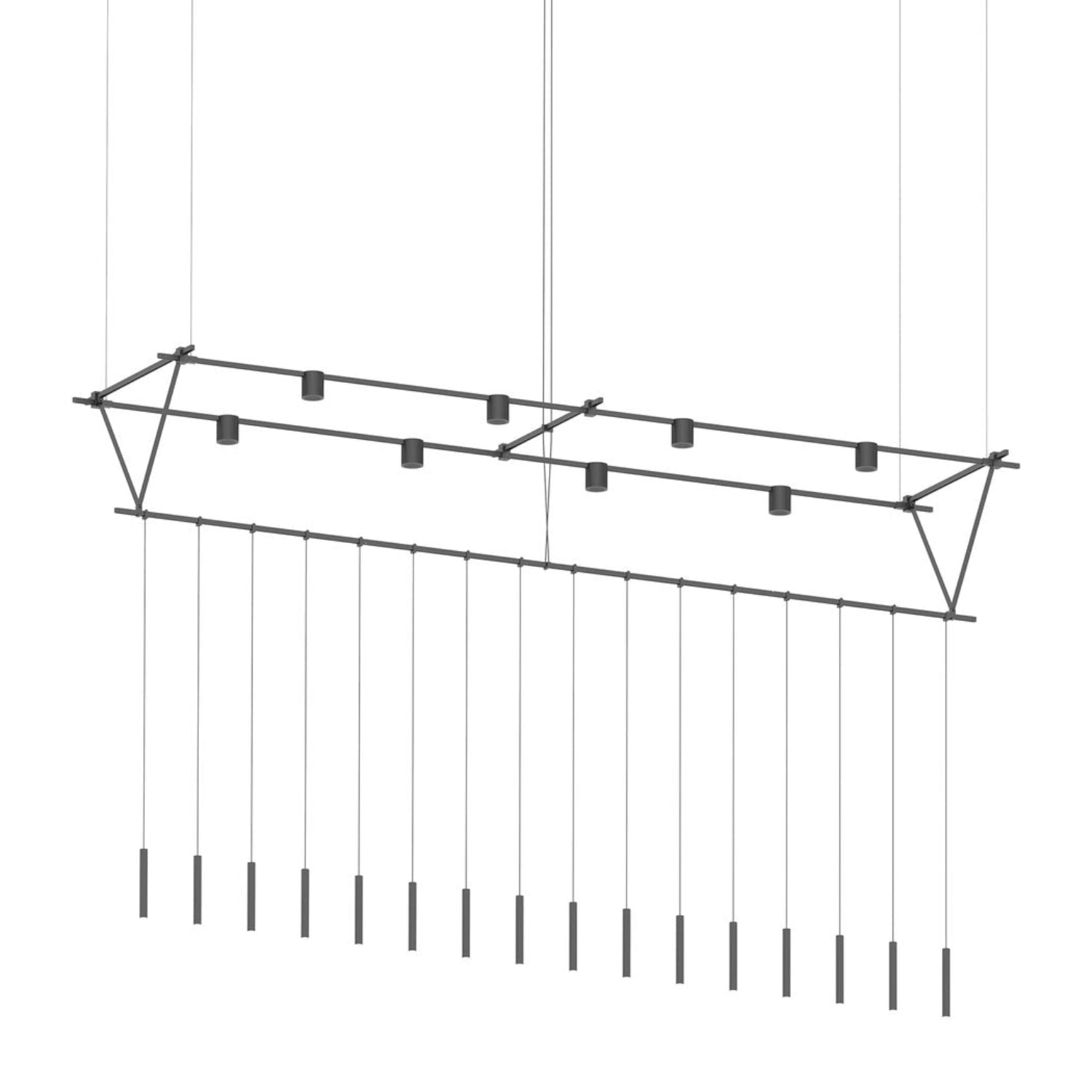 Sonneman Suspenders Satin Black SLS1145 Pendant