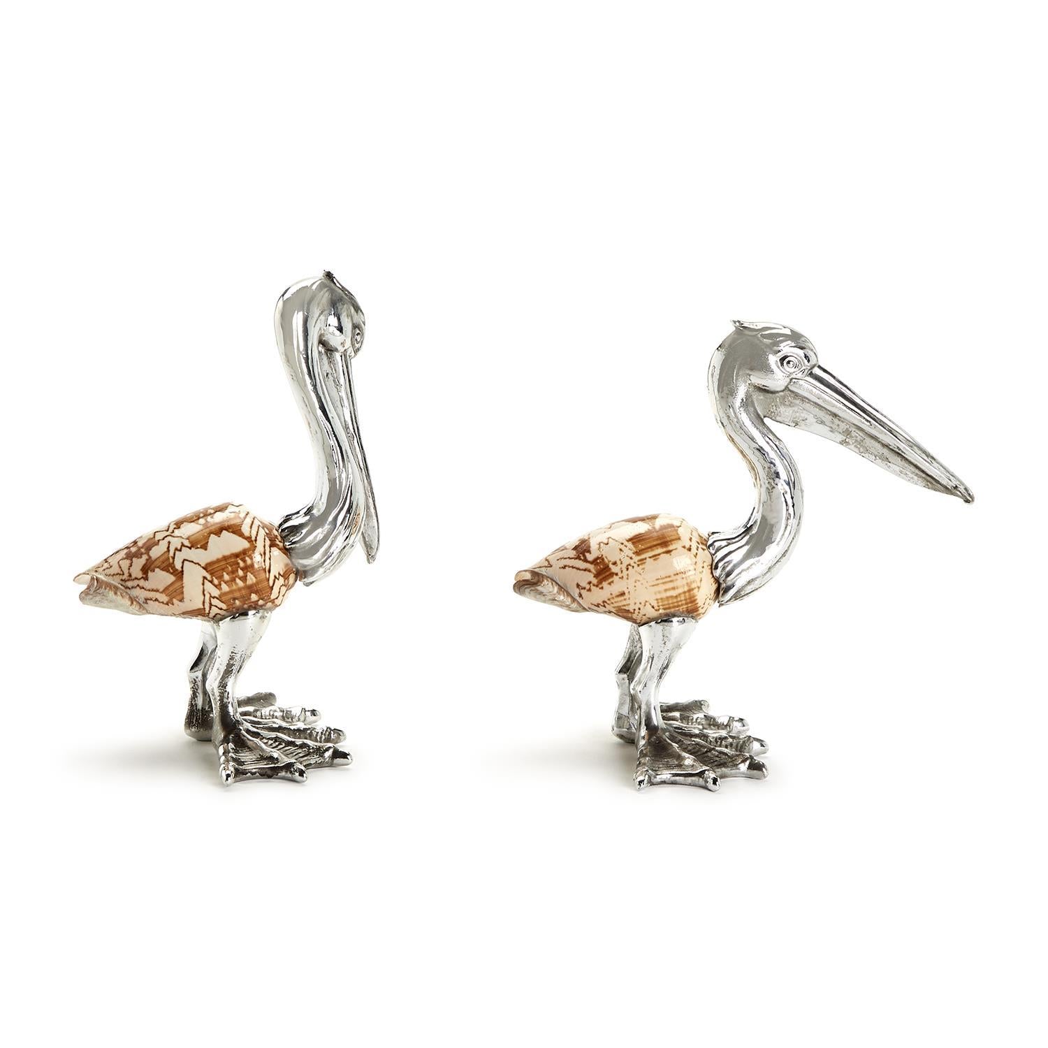 Pelican Sculpture Set of 2