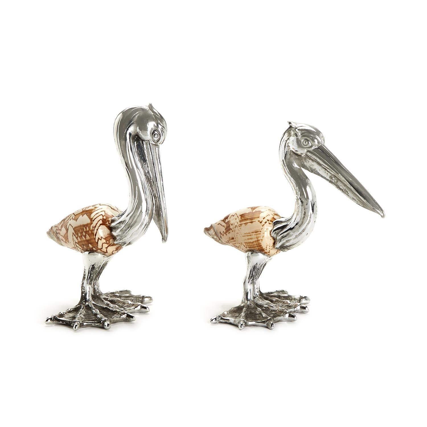 Pelican Sculpture Set of 2