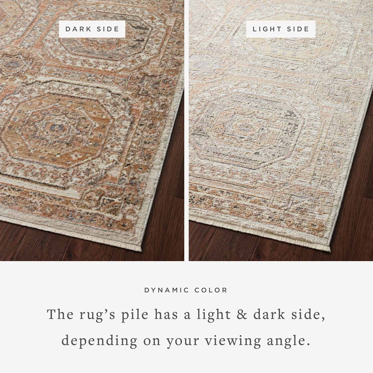 Loloi Sonnet Apricot/Multi Power Loomed Rug