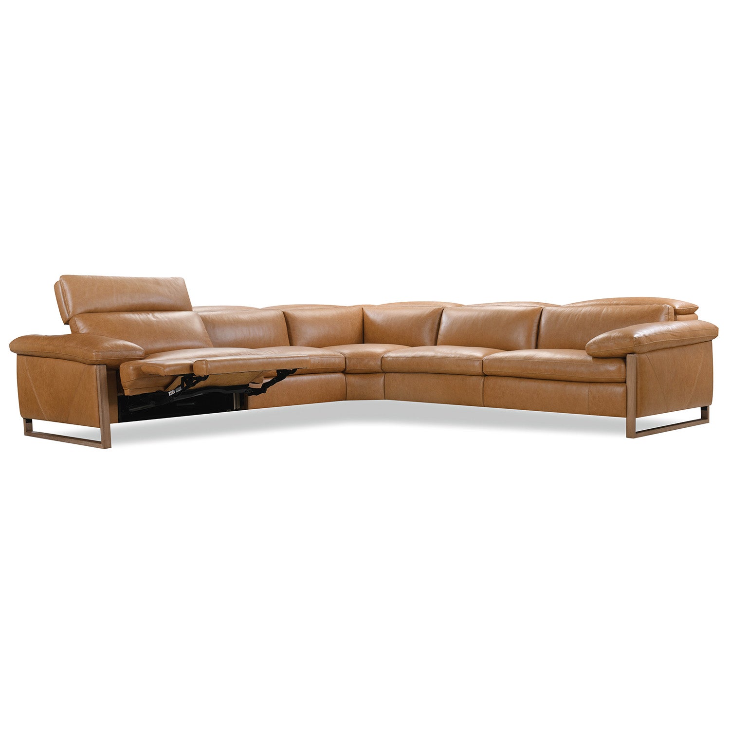 Hooker Furniture Jericho Five-Piece Power Reclining Sectional Sofa