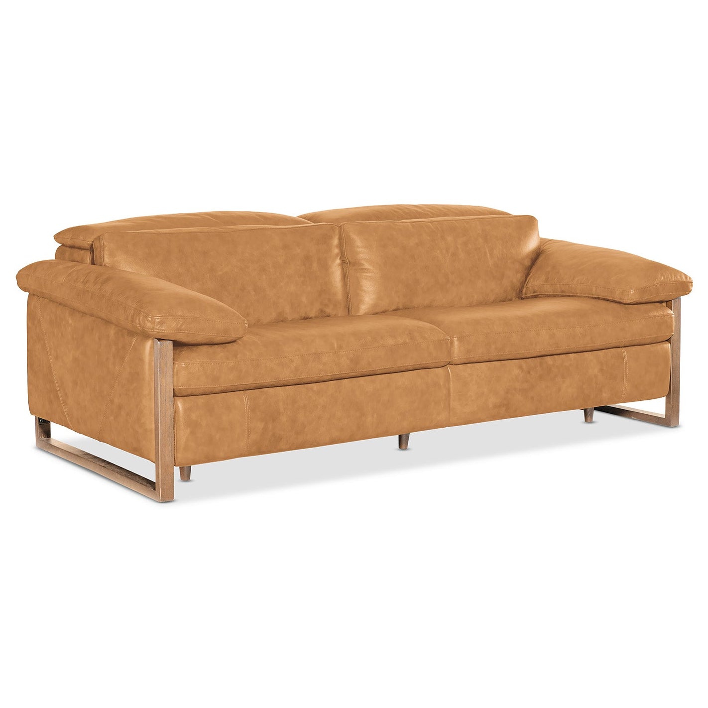 Hooker Furniture Jericho Dallas Toffee Power Sofa with Power Headrest