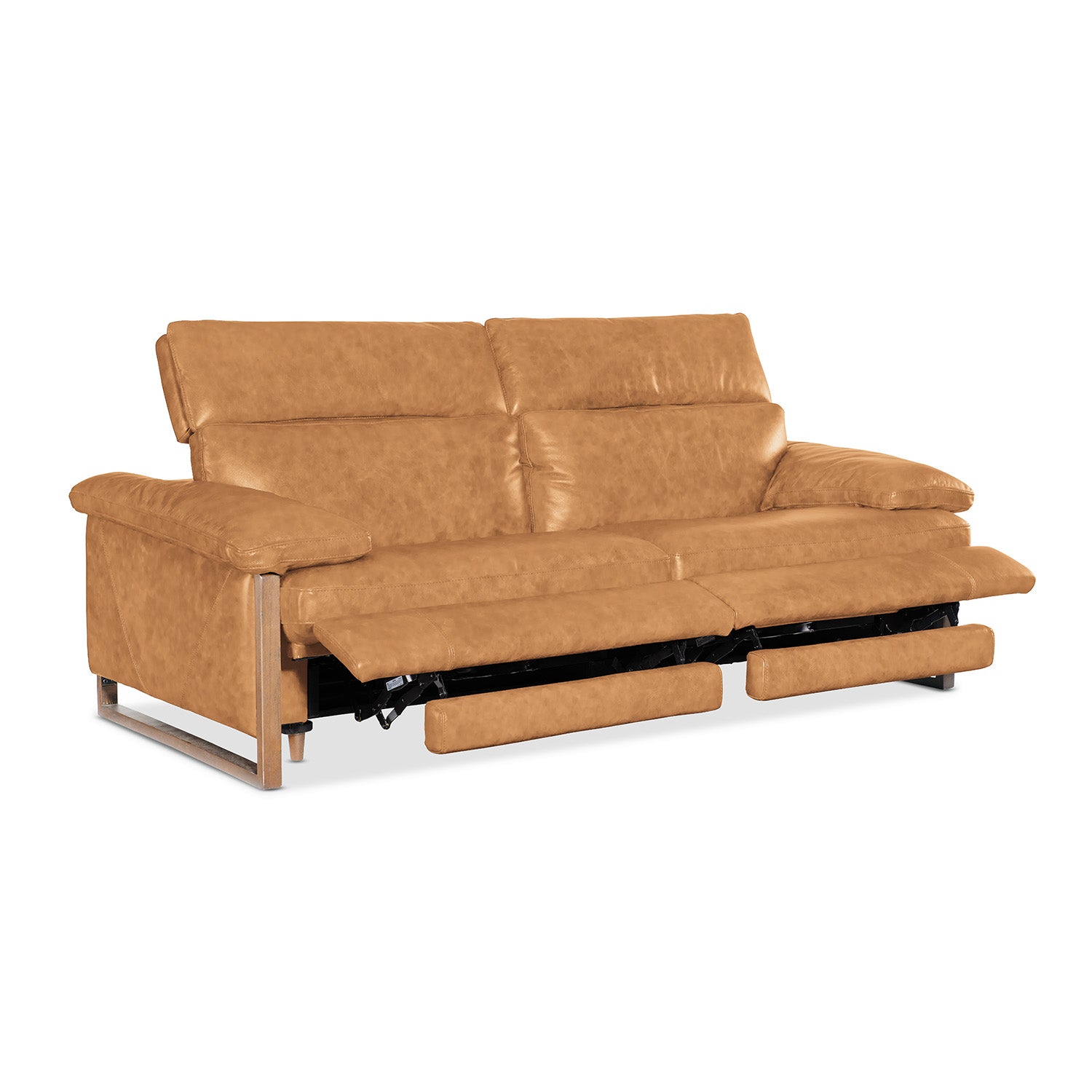 Hooker Furniture Jericho Dallas Toffee Power Sofa with Power Headrest