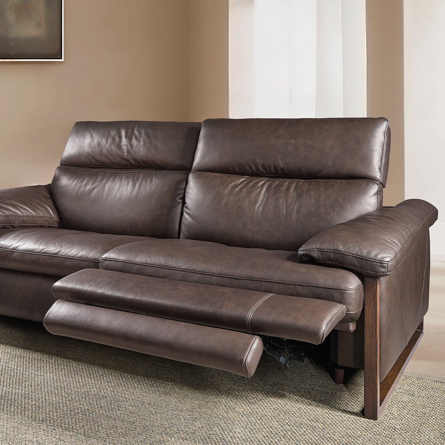 Hooker Furniture Jericho Power Sofa with Power Headrest