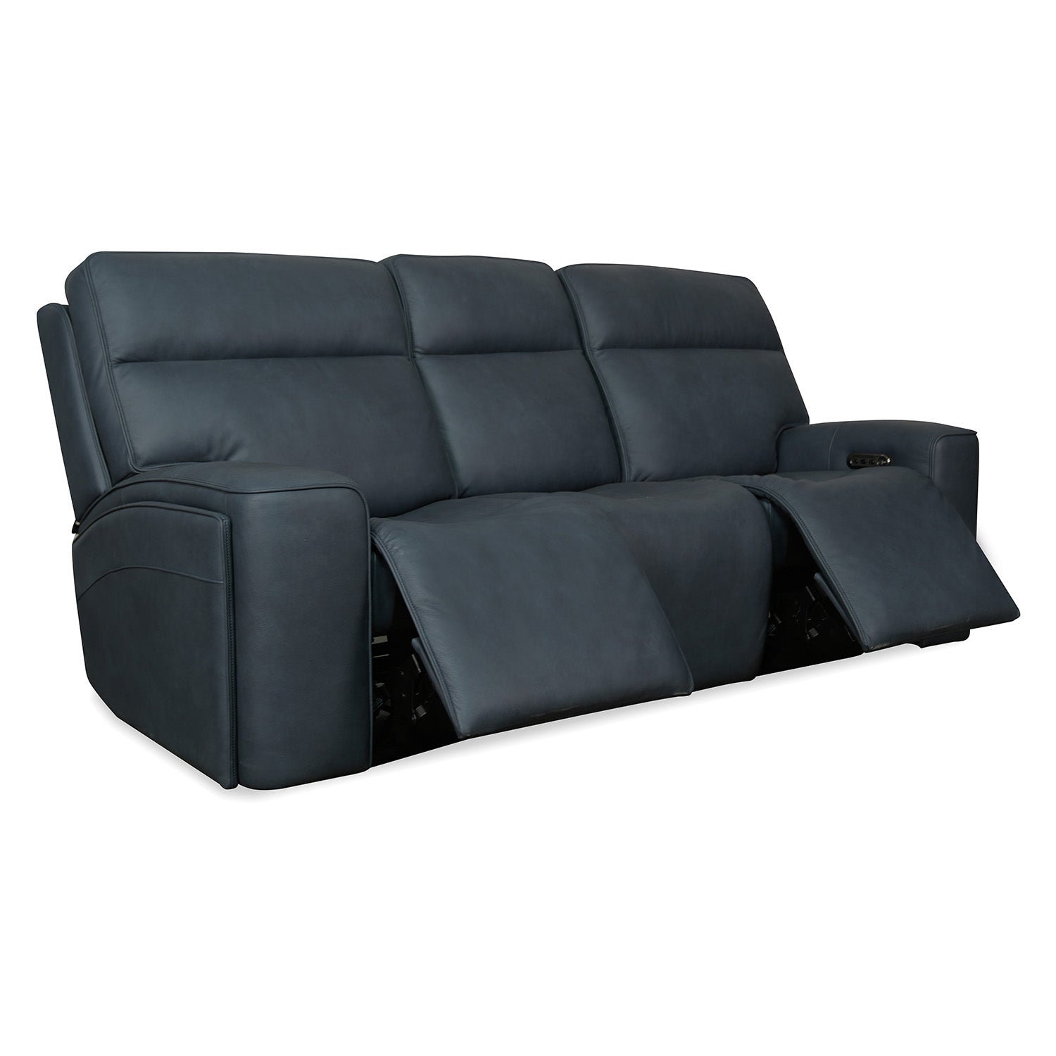 Hooker Furniture Riverton Power Sofa with Power Headrest and Lumbar
