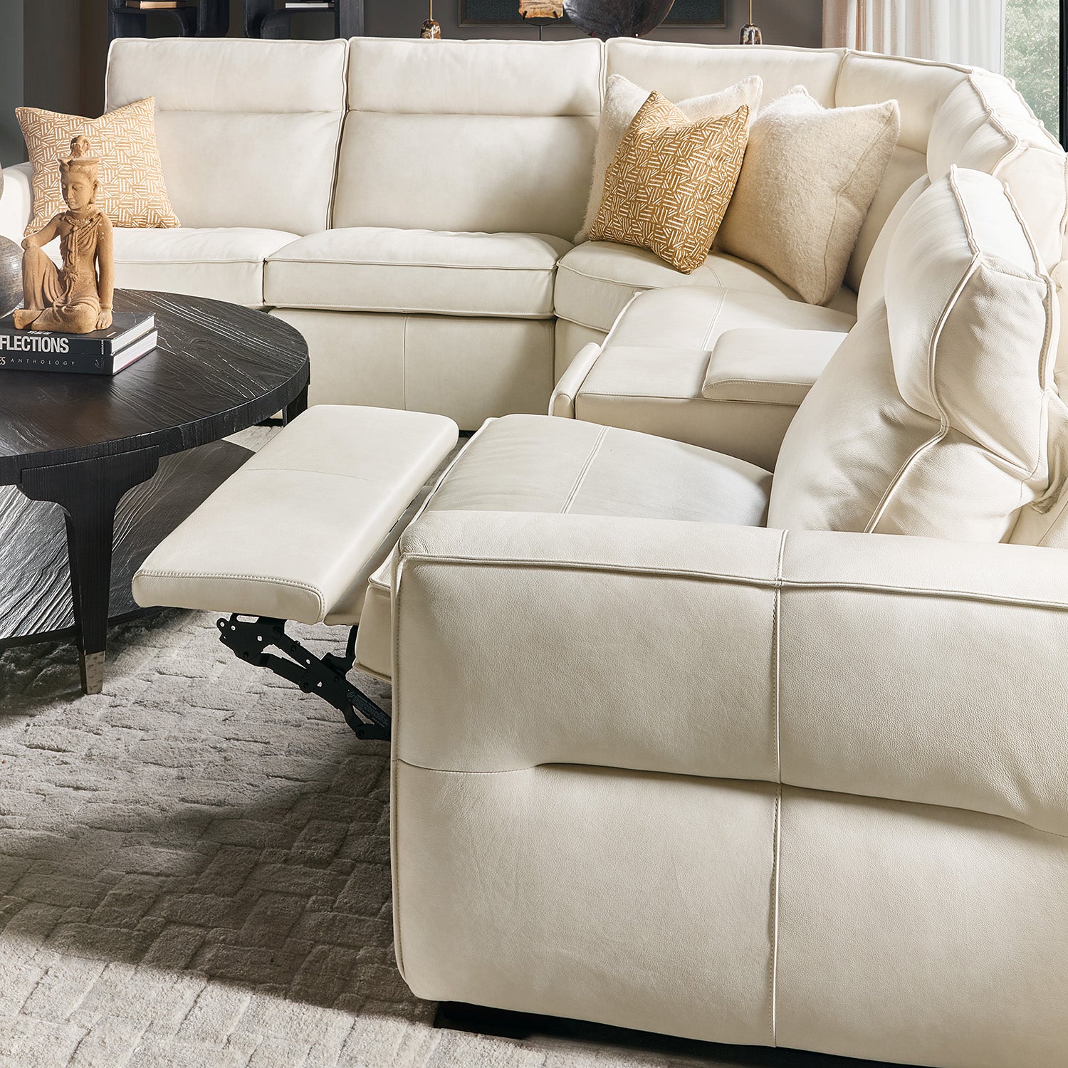 Hooker Furniture Vann Six-Piece Power Sectional Sofa