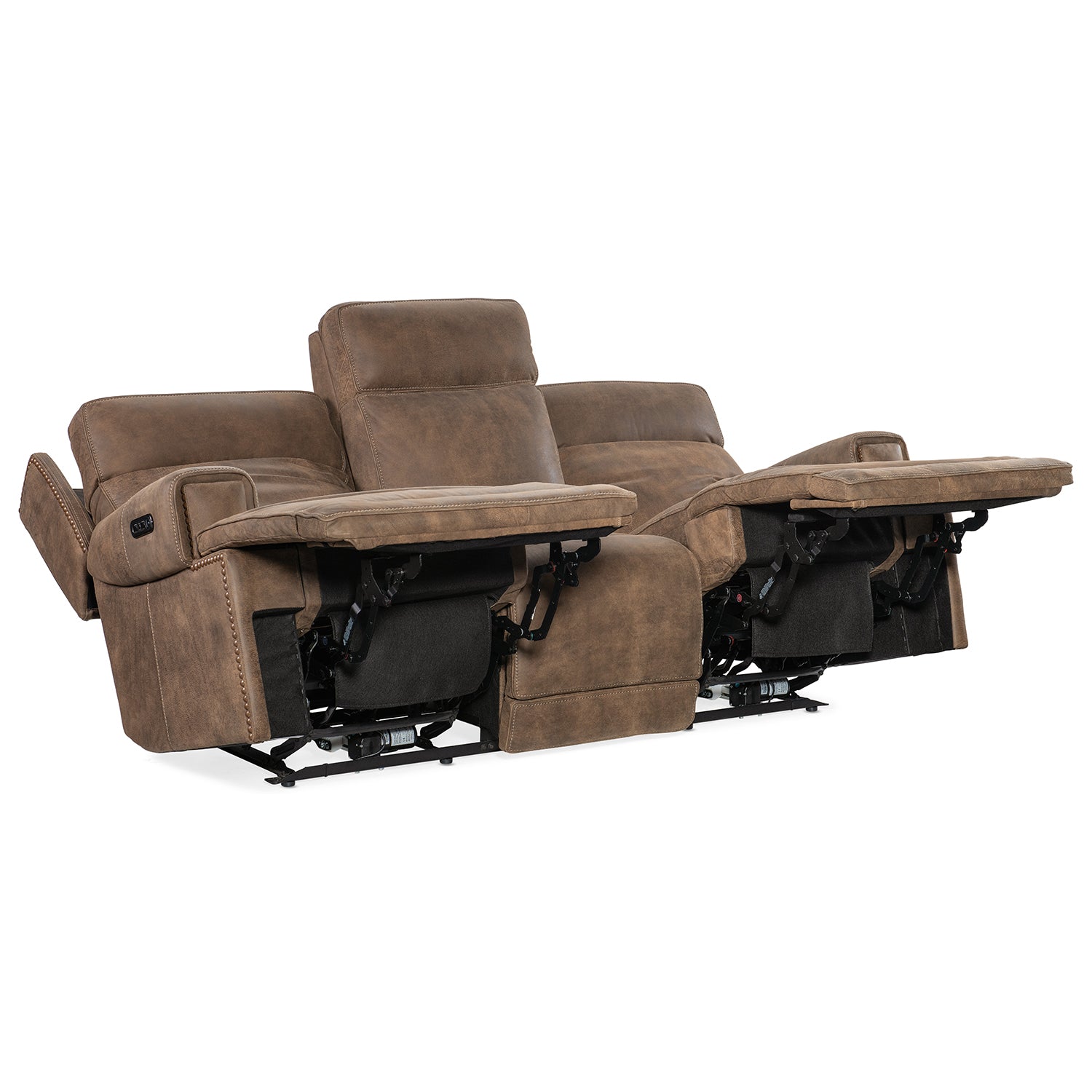 Hooker Furniture Wheeler Sofa with Power Recline