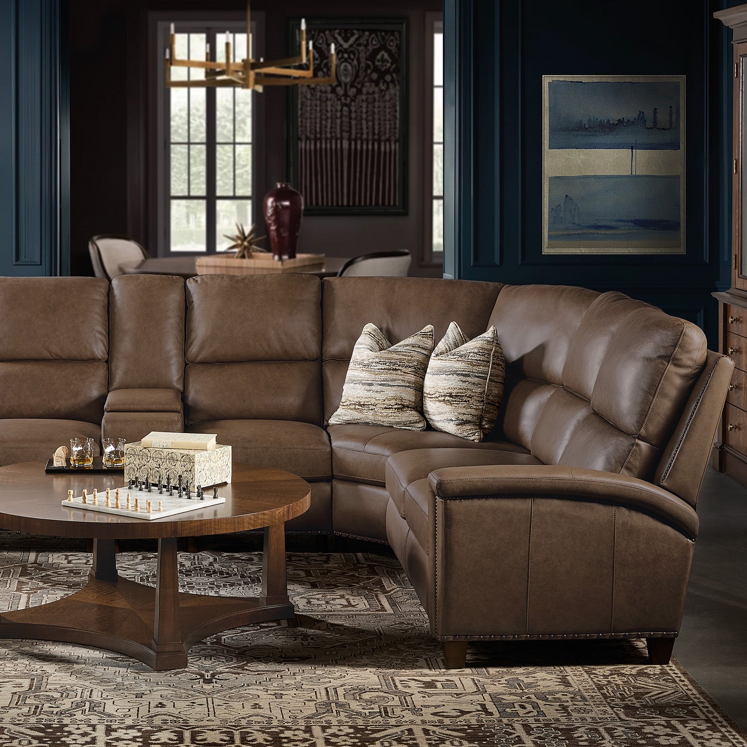 Hooker Furniture Julian Six-Piece Reclining Sectional Sofa