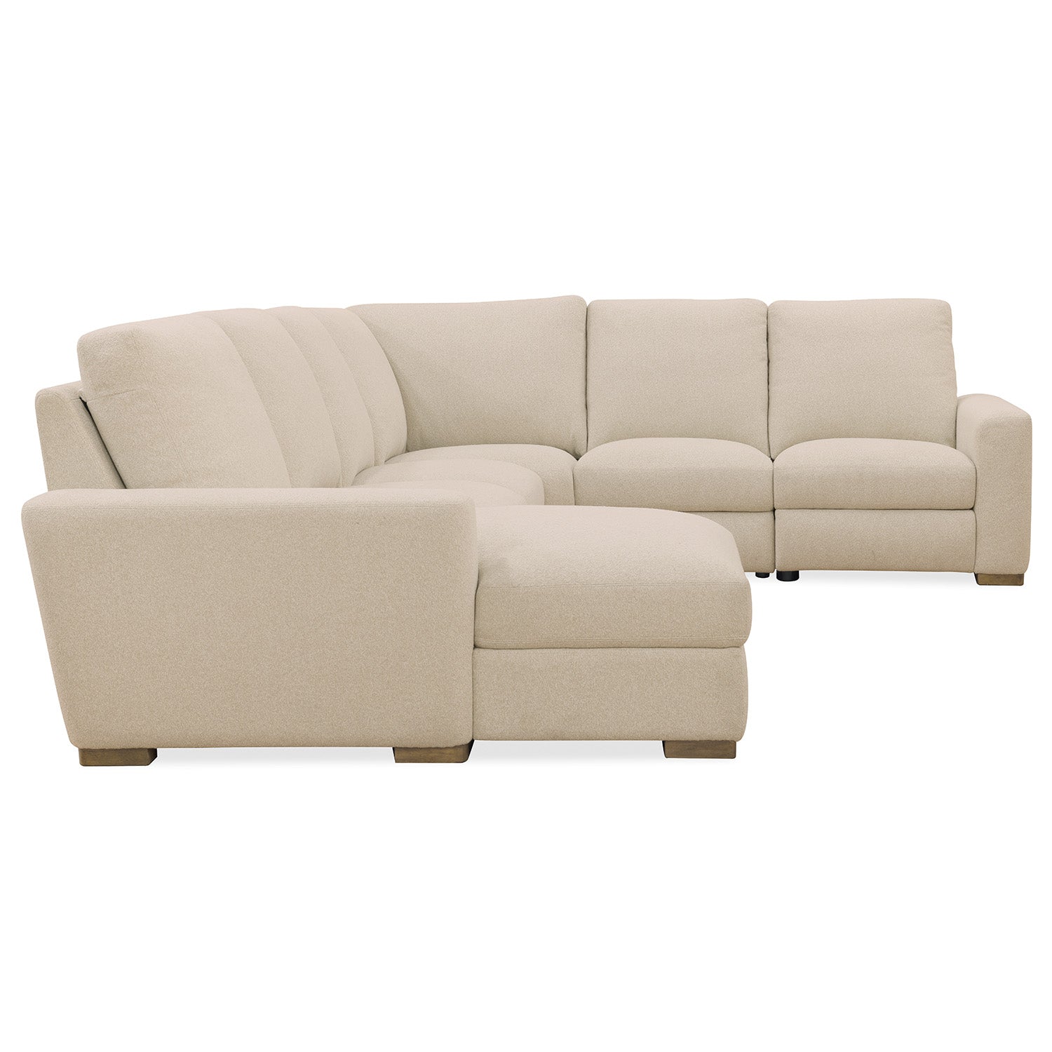 Hooker Furniture Optimus Matera Pearl Five-Seat Sectional Sofa