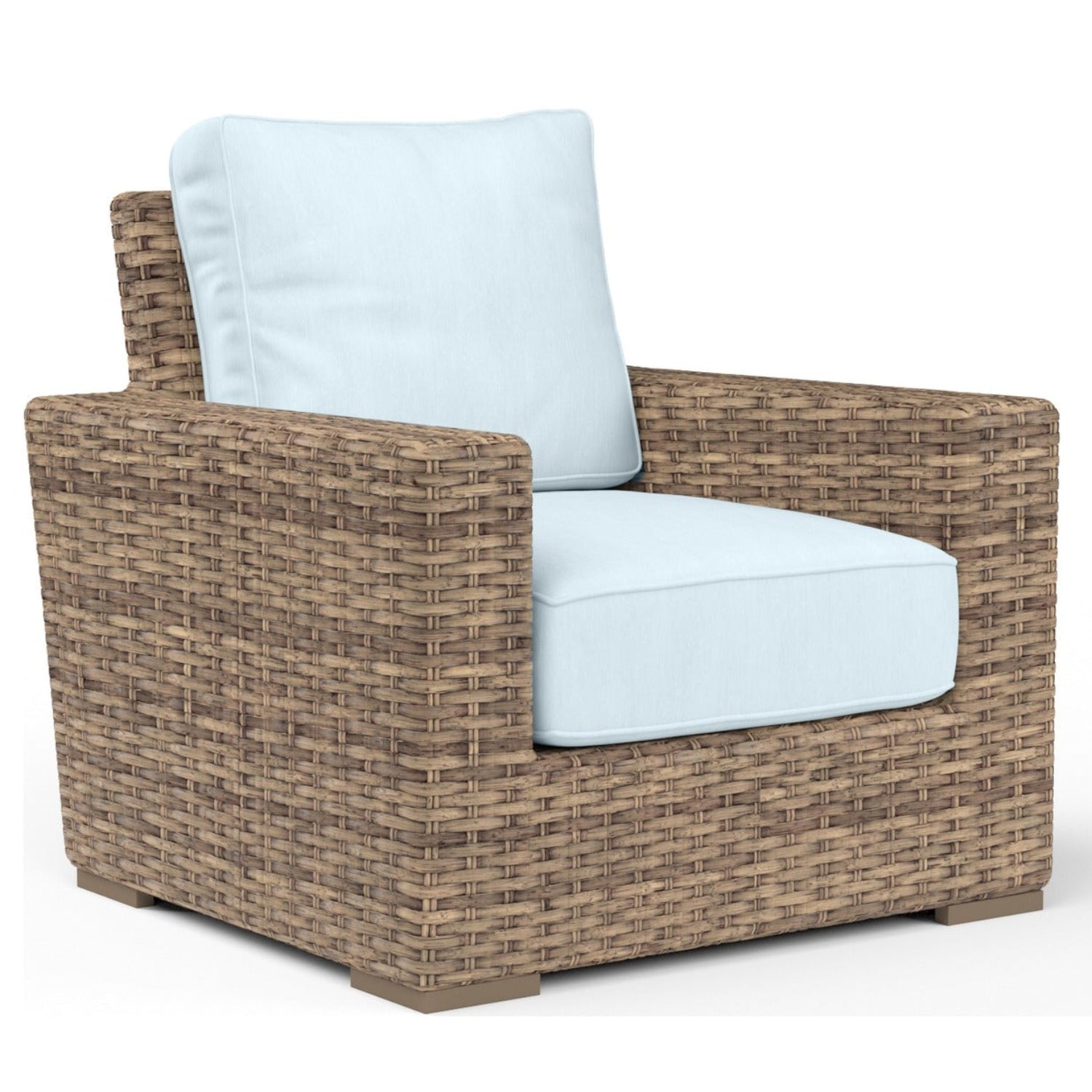 Sunset West Havana Canvas Skyline w/Self Welt Outdoor Club Chair