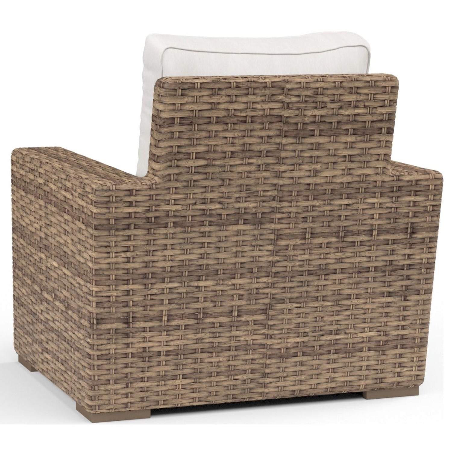 Sunset West Havana Canvas Flax w/Self Welt Outdoor Club Chair