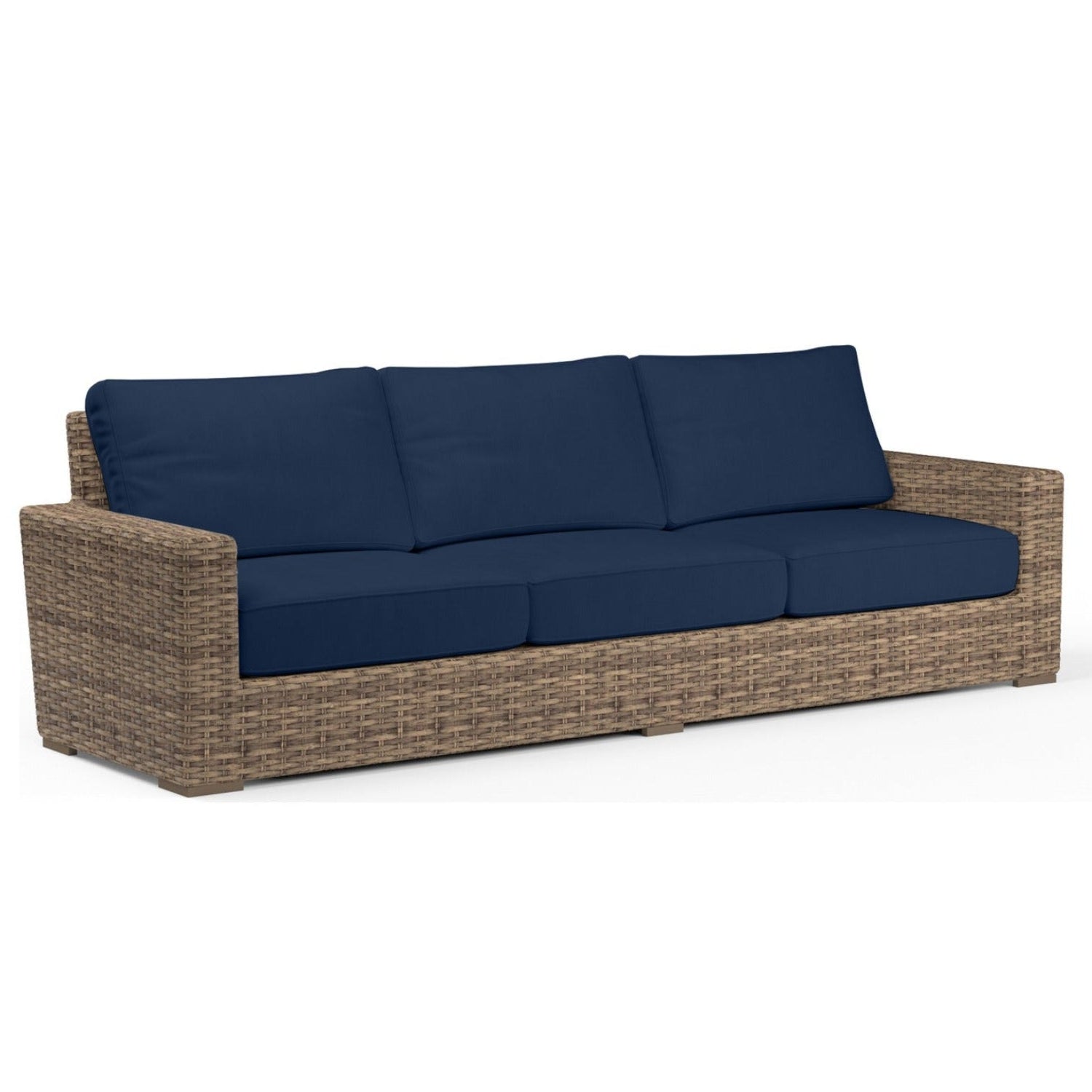 Sunset West Havana Spectrum Indigo w/Self Welt Outdoor Sofa