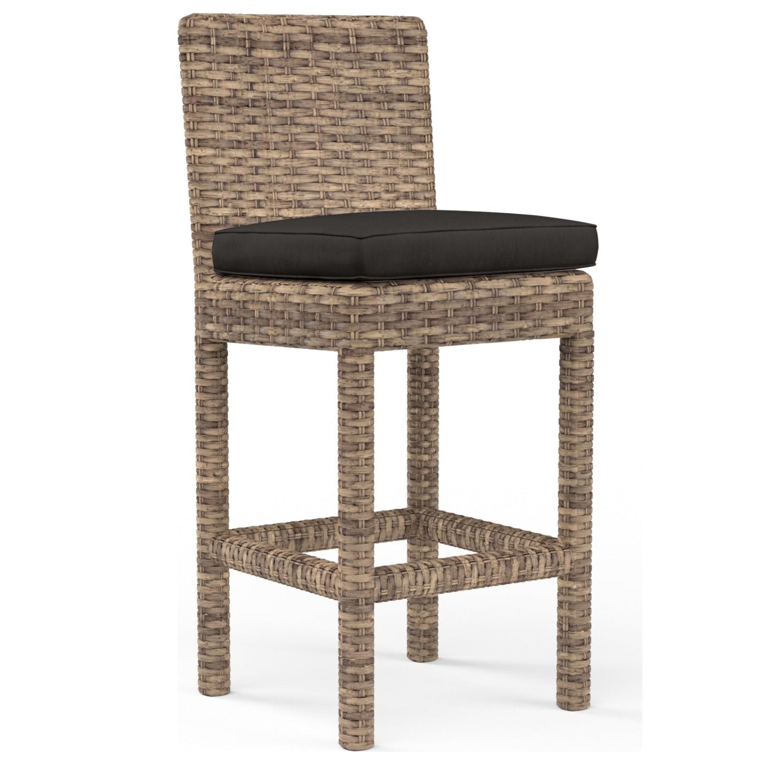 Sunset West Havana Spectrum Carbon w/Self Welt Outdoor Counter Stool Set of 2
