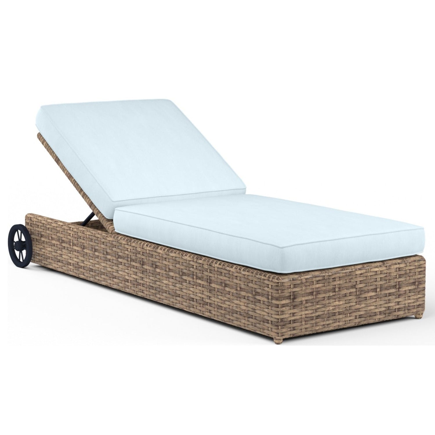 Sunset West Havana Canvas Skyline w/Self Welt Outdoor Adjustable Chaise