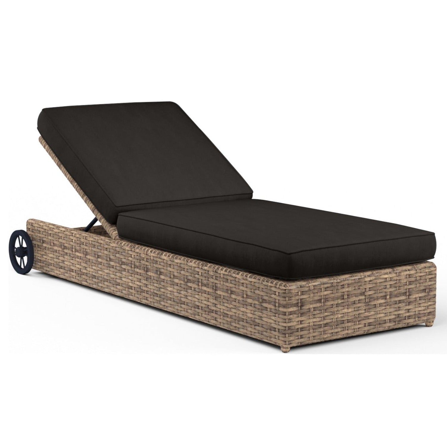 Sunset West Havana Spectrum Carbon w/Self Welt Outdoor Adjustable Chaise