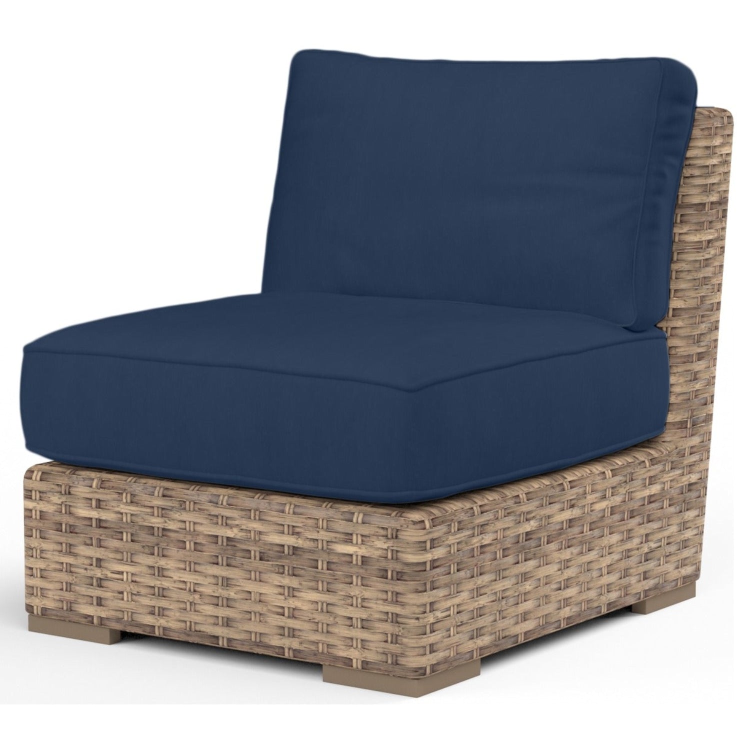 Sunset West Havana Spectrum Indigo w/Self Welt Outdoor Armless Club