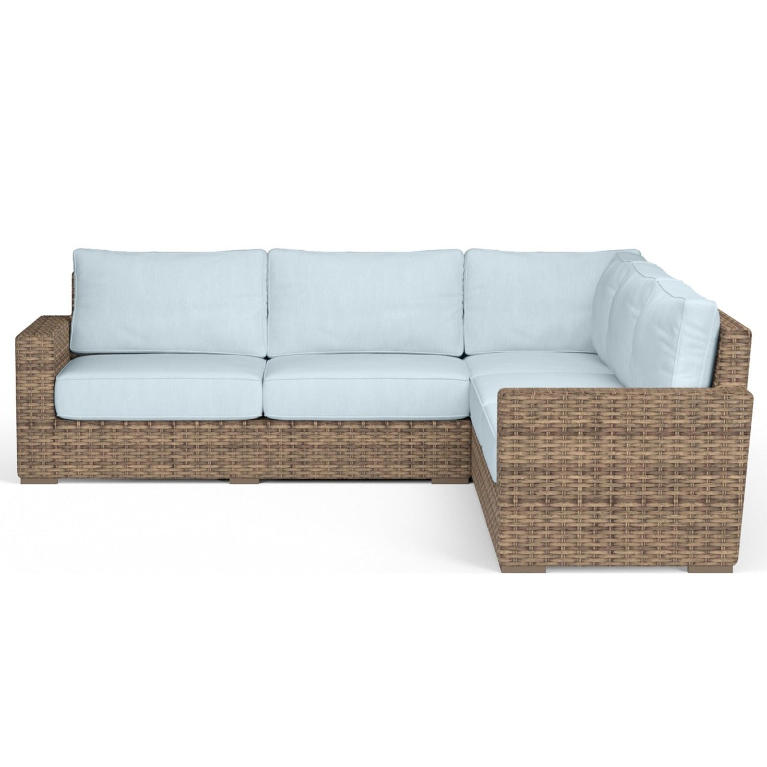 Sunset West Havana Canvas Skyline w/Self Welt Outdoor Sectional