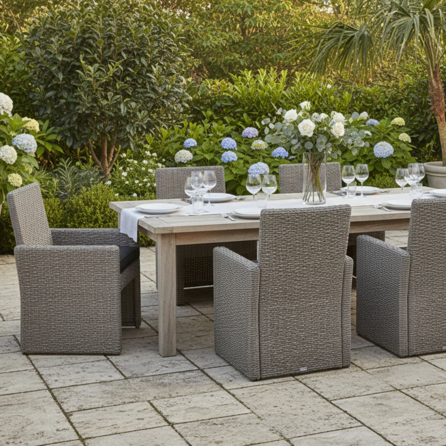 Sunset West Coronado Spectrum Carbon w/Self Welt Outdoor Dining Chair Set of 2
