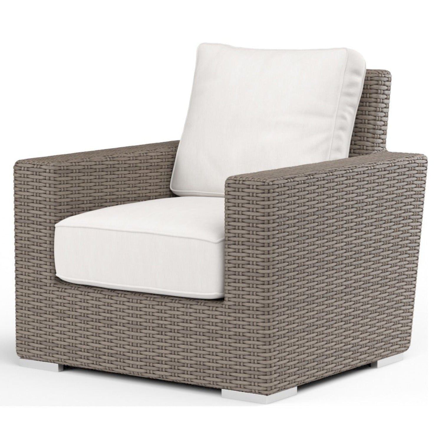 Sunset West Coronado Canvas Flax w/Self Welt Outdoor Club Chair