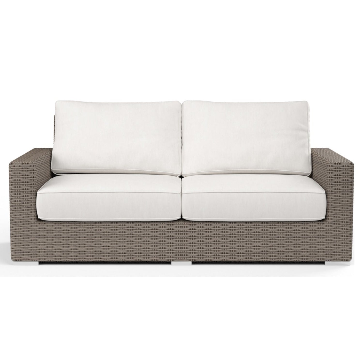 Sunset West Coronado Canvas Flax w/Self Welt Outdoor Loveseat