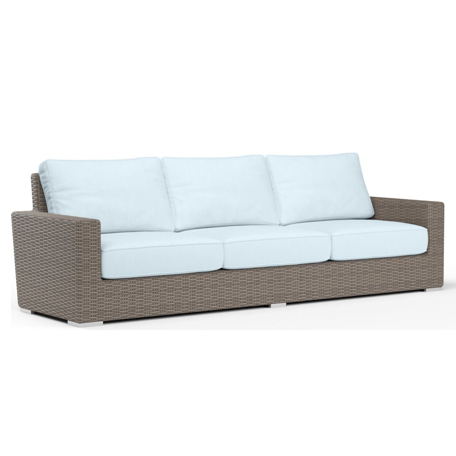 Sunset West Coronado Canvas Skyline w/Self Welt Outdoor Sofa