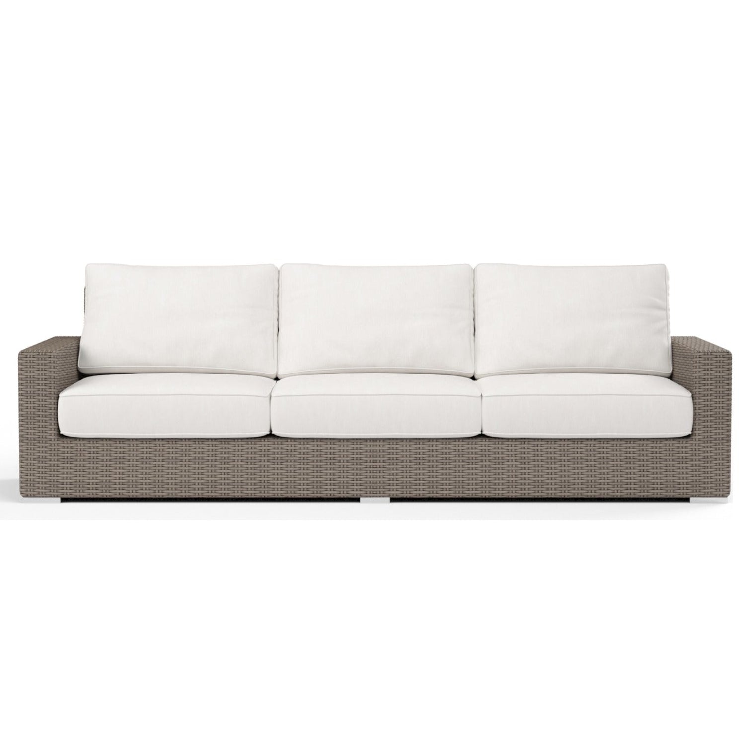 Sunset West Coronado Canvas Flax w/Self Welt Outdoor Sofa
