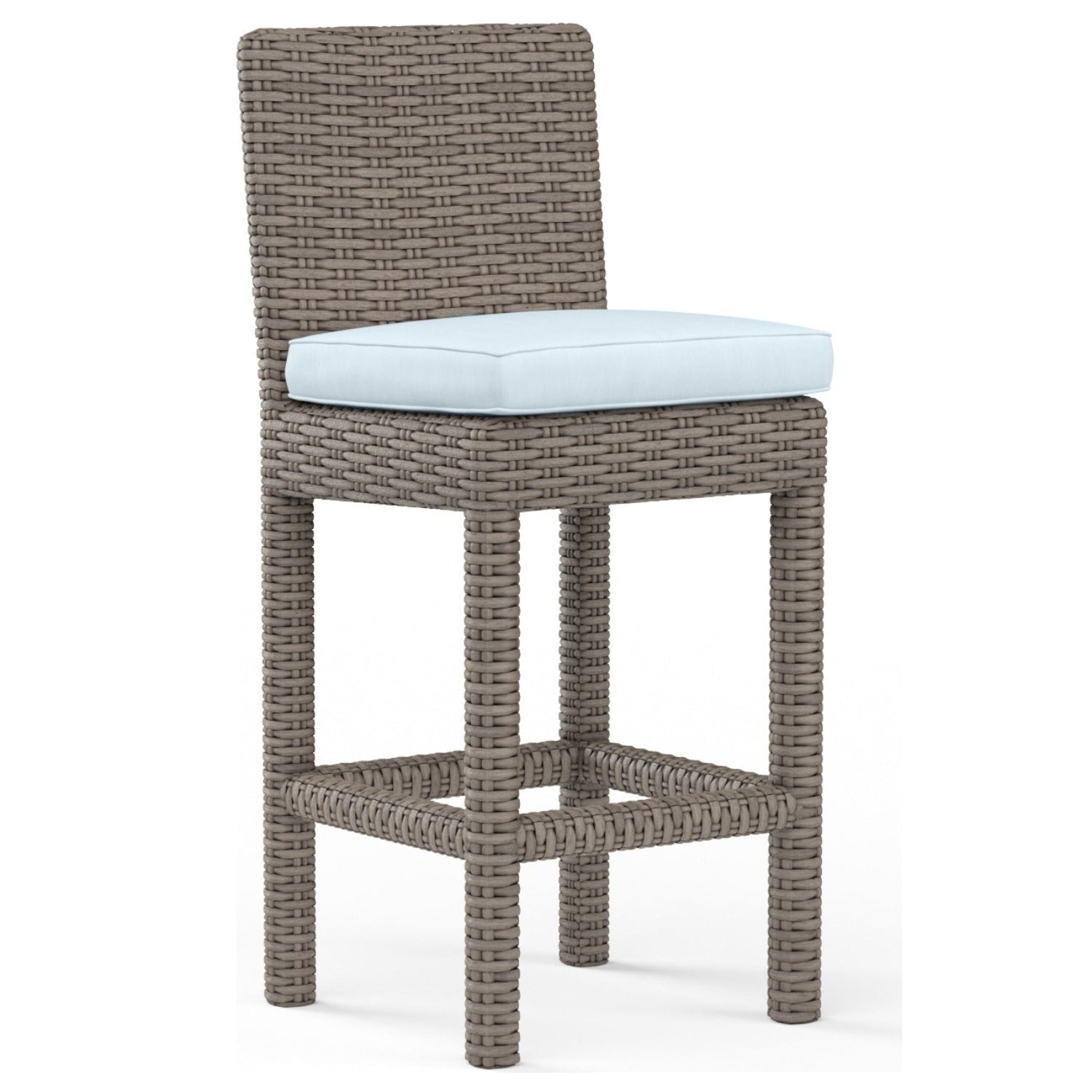 Sunset West Coronado Canvas Skyline w/Self Welt Outdoor Counter Stool Set of 2