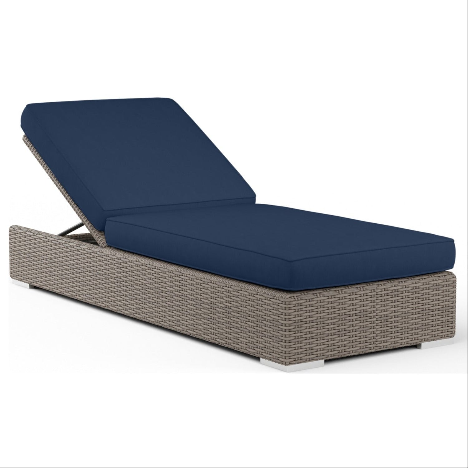 Sunset West Coronado Spectrum Indigo w/Self Welt Outdoor Adjustable Chaise