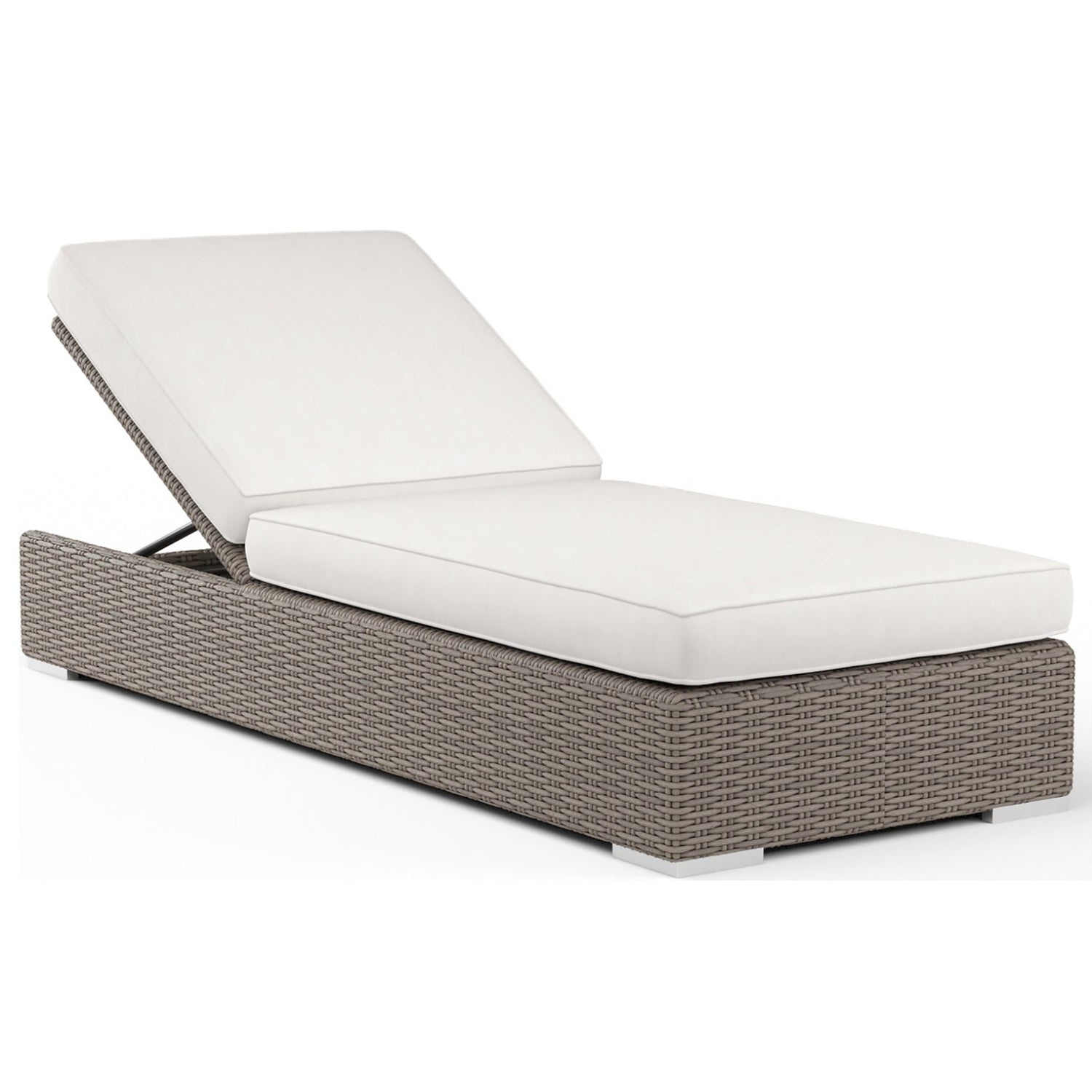 Sunset West Coronado Canvas Flax w/Self Welt Outdoor Adjustable Chaise