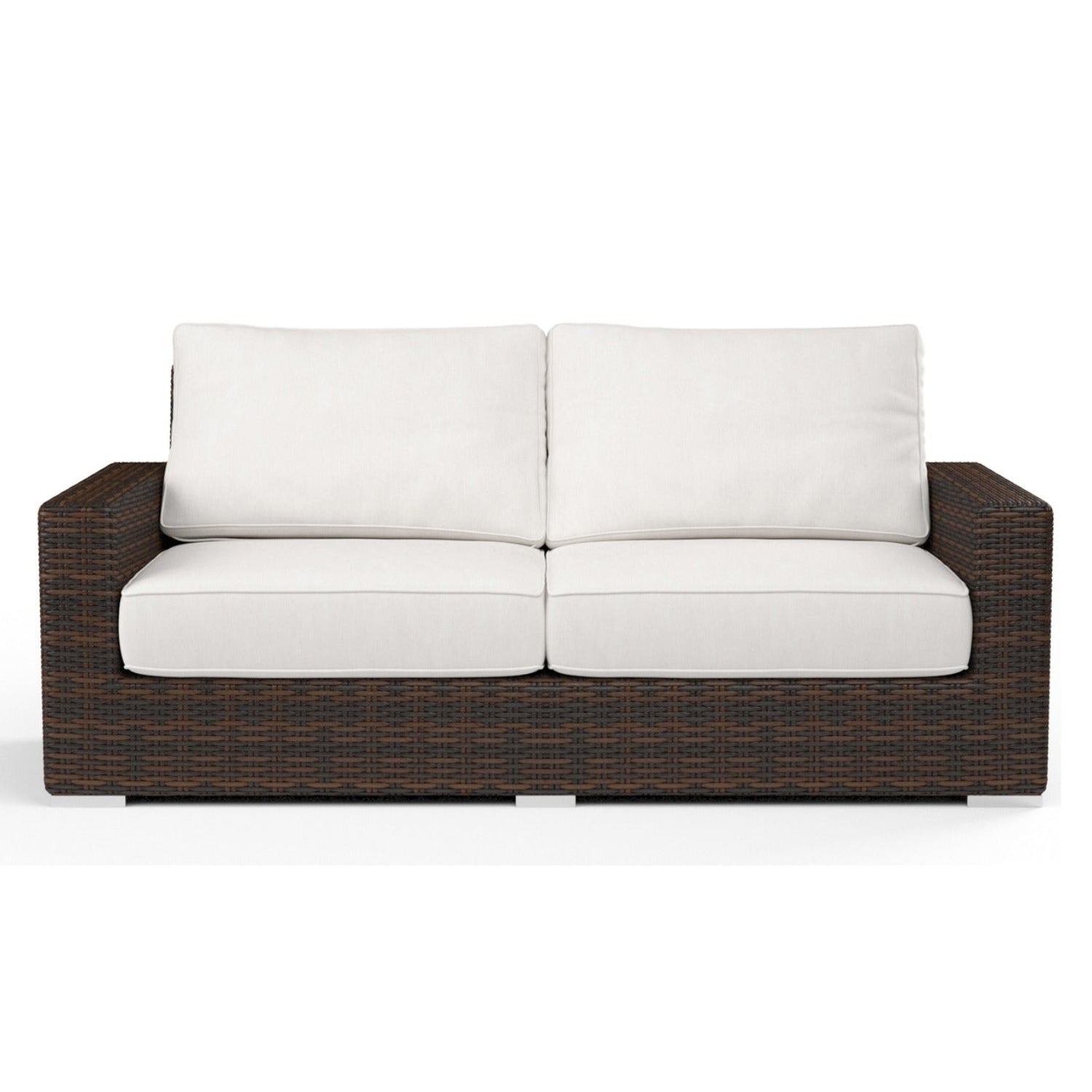 Sunset West Montecito Canvas Flax w/Self Welt Outdoor Loveseat