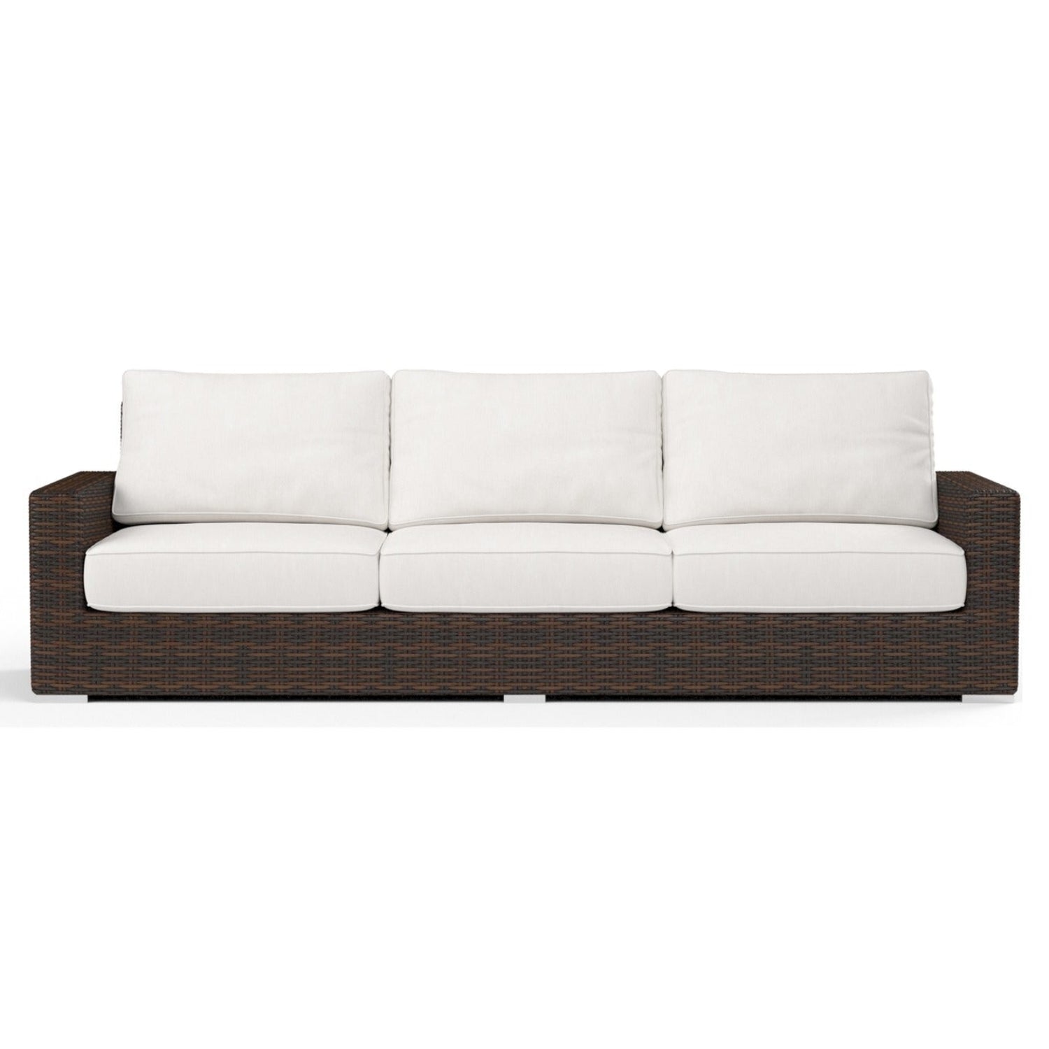Sunset West Montecito Canvas Flax w/Self Welt Outdoor Sofa