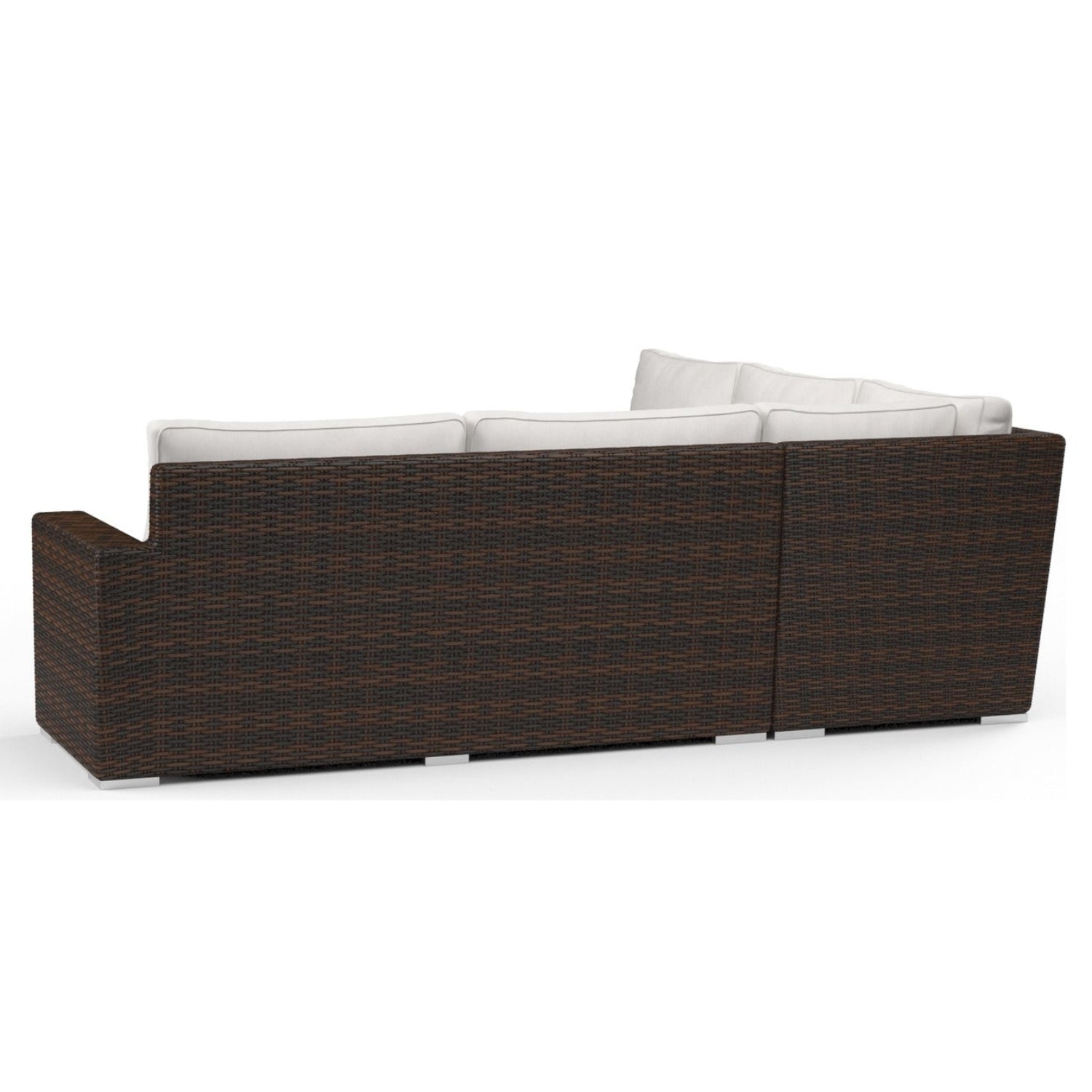 Sunset West Montecito Canvas Flax w/Self Welt Outdoor Sectional