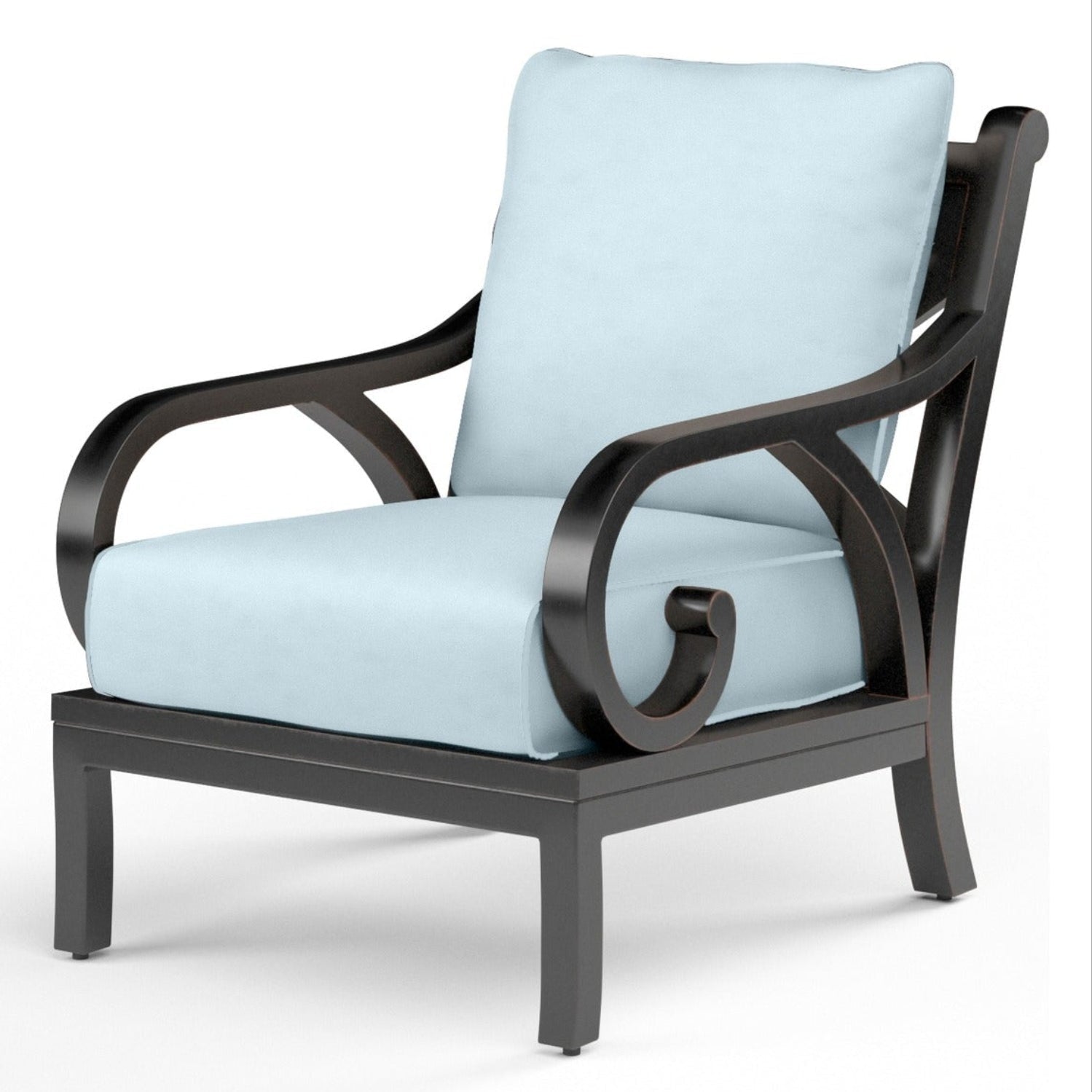 Sunset West Monterey Canvas Skyline w/Self Welt Outdoor Club Chair