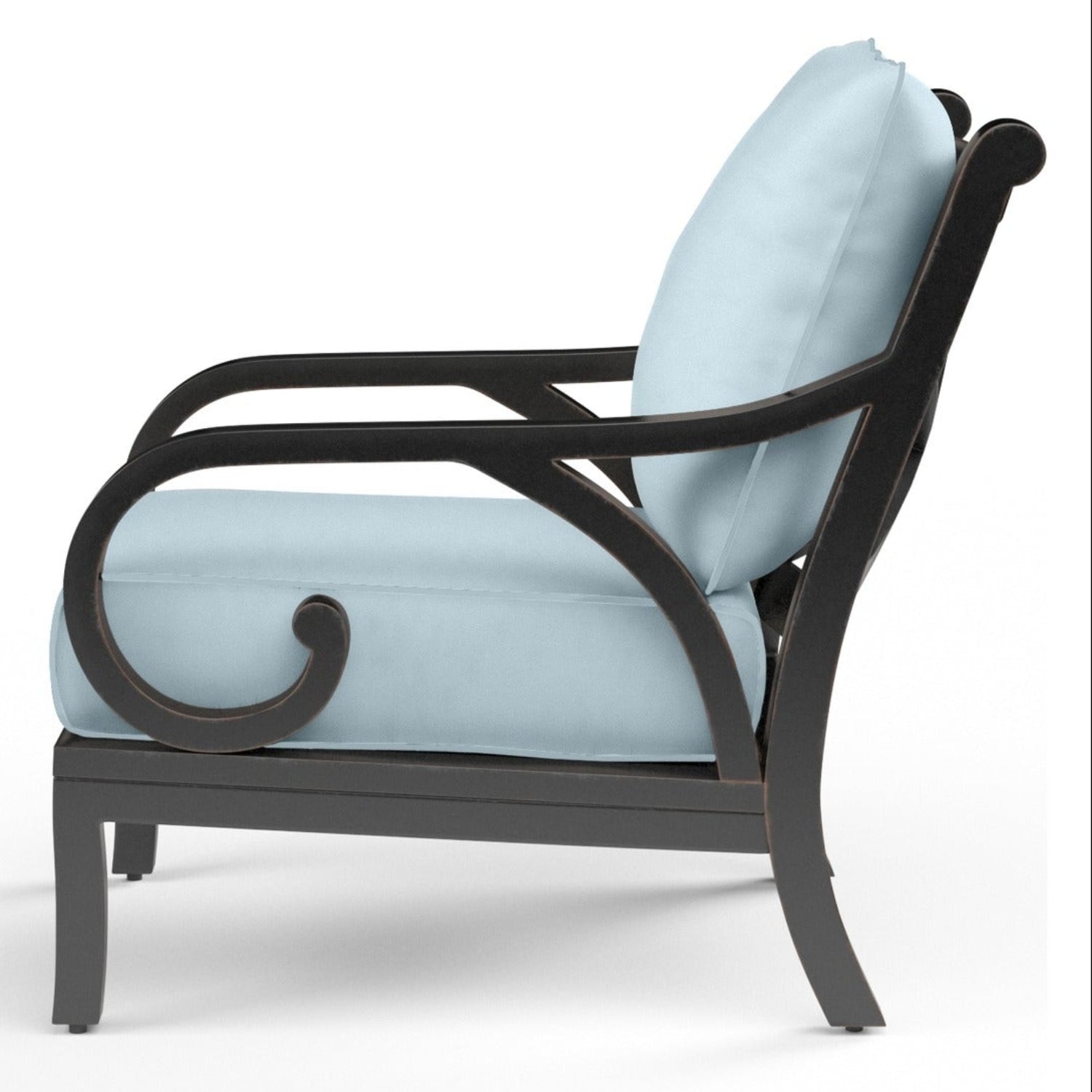 Sunset West Monterey Canvas Skyline w/Self Welt Outdoor Club Chair