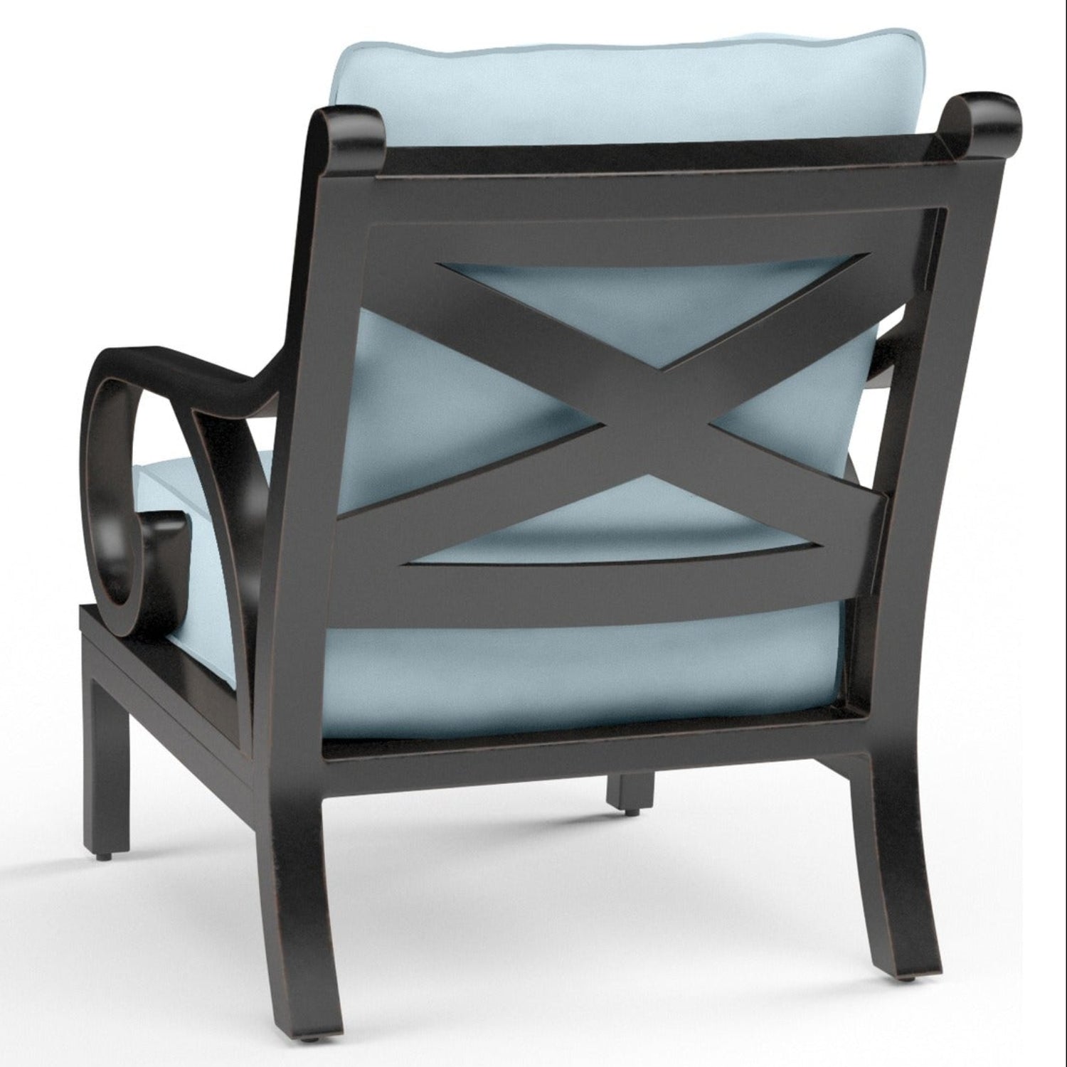 Sunset West Monterey Canvas Skyline w/Self Welt Outdoor Club Chair