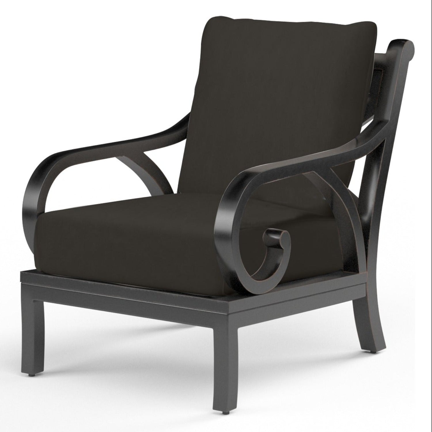 Sunset West Monterey Spectrum Carbon w/Self Welt Outdoor Club Chair
