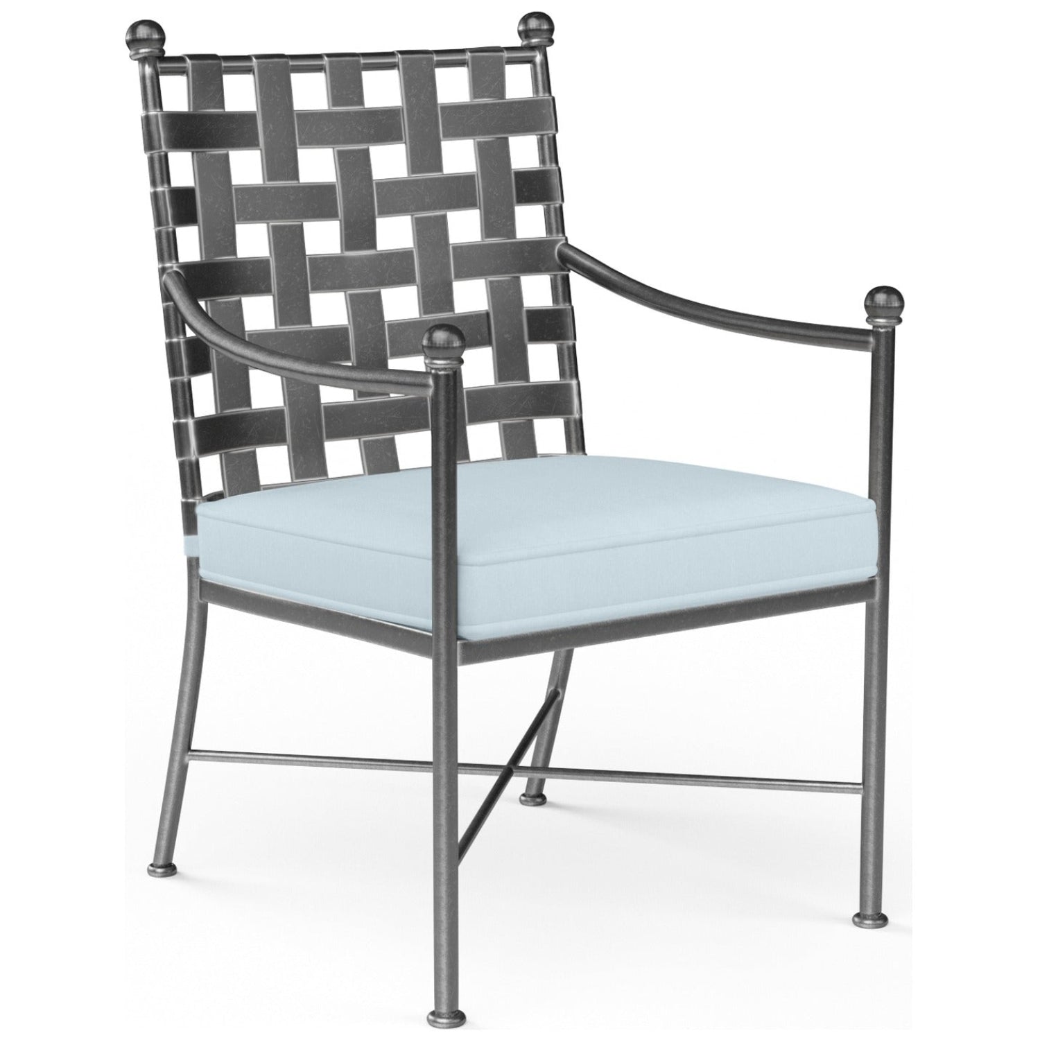 Sunset West Provence Canvas Skyline w/Self Welt Outdoor Dining Chair Set of 2