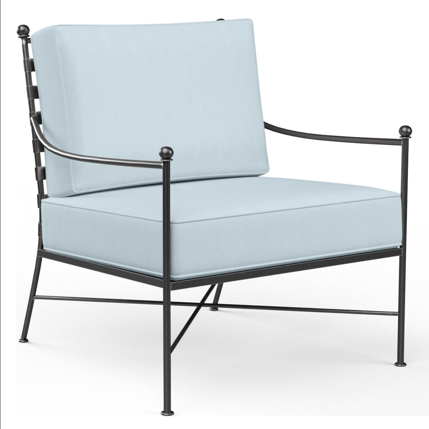 Sunset West Provence Canvas Skyline w/Self Welt Outdoor Club Chair