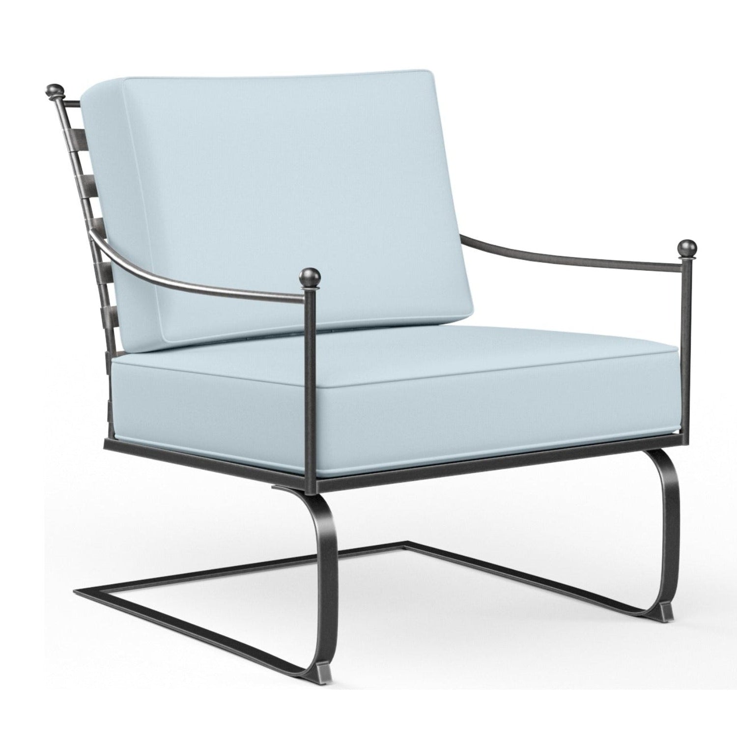 Sunset West Provence Canvas Skyline w/Self Welt Club Outdoor Rocker