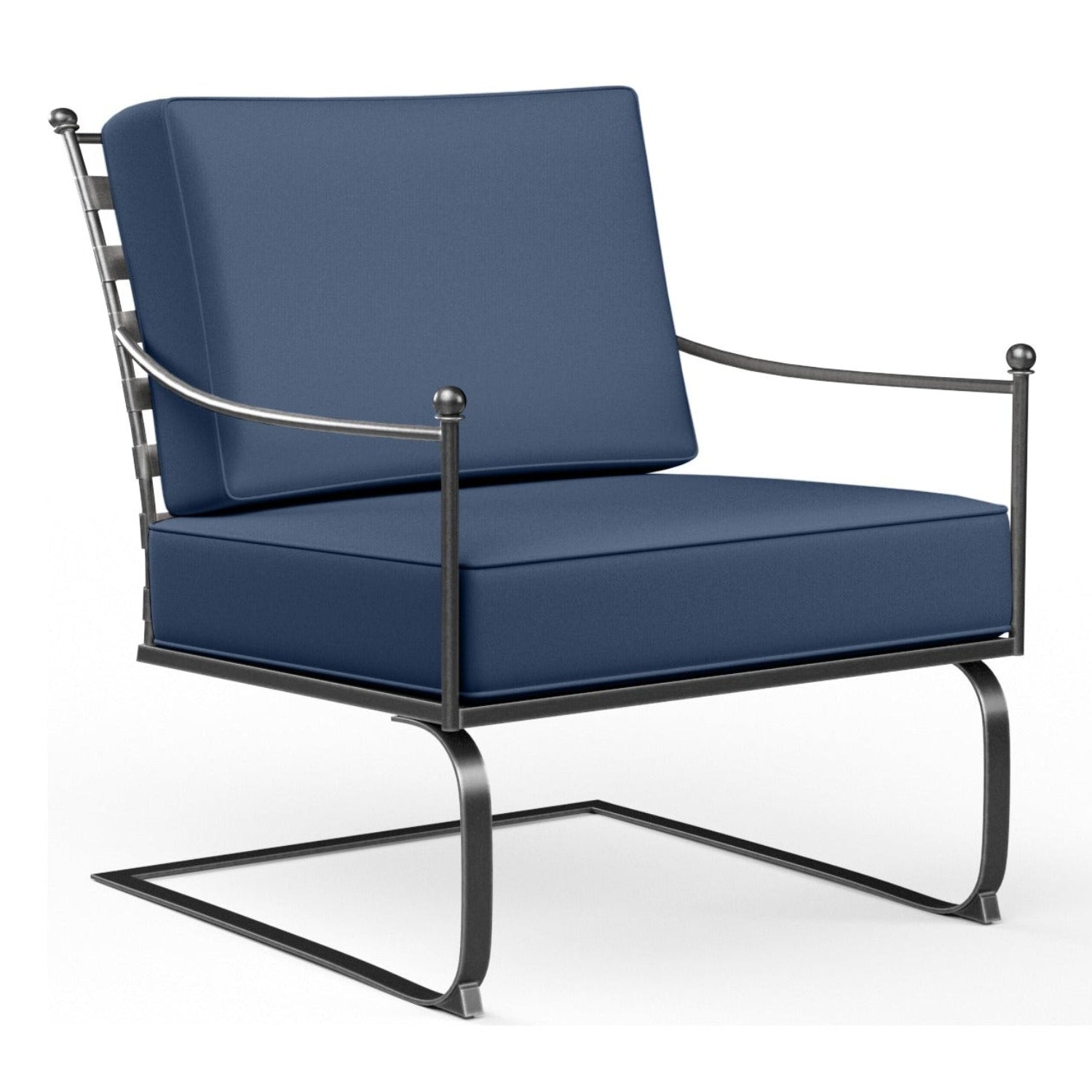 Sunset West Provence Spectrum Indigo w/Self Welt Club Outdoor Rocker