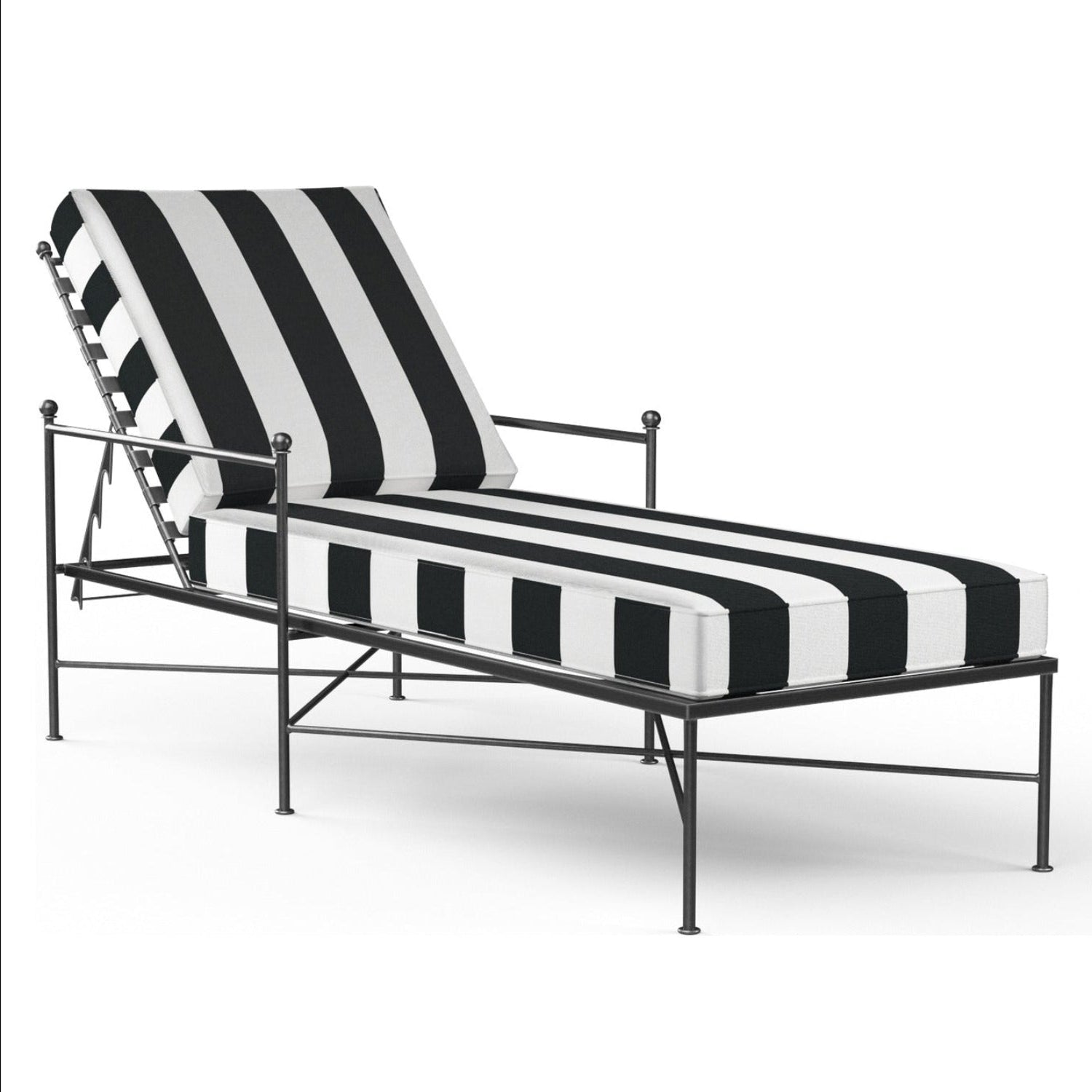 Sunset West Provence Cabana Classic w/Self Welt Outdoor Chaise Lounge