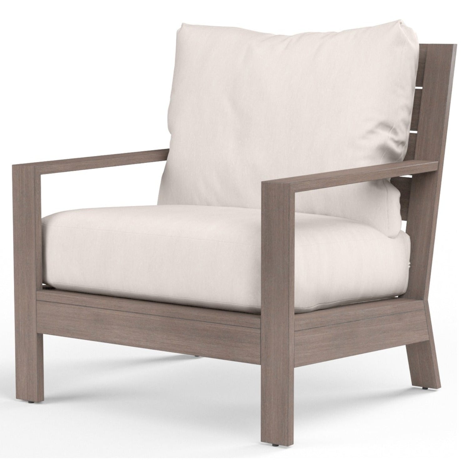 Sunset West Laguna Canvas Natural Outdoor Club Chair