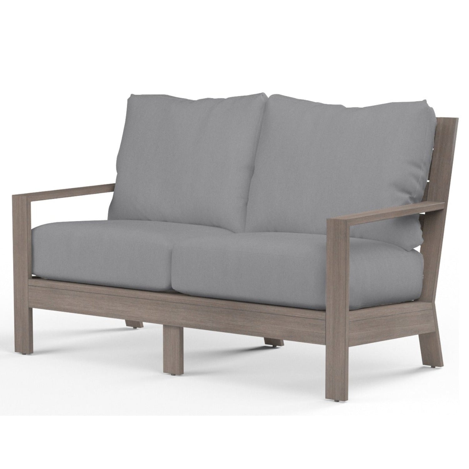 Sunset West Laguna Canvas Granite Outdoor Loveseat