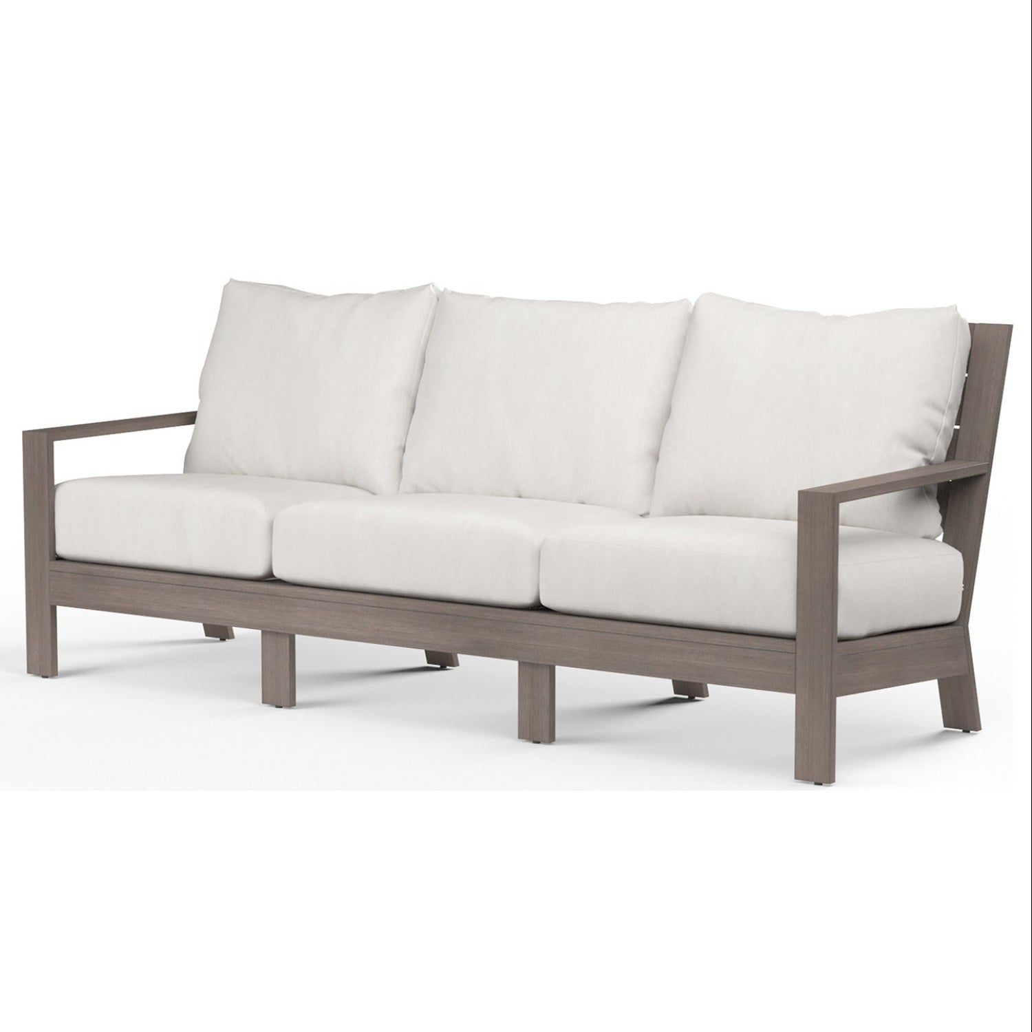 Sunset West Laguna Canvas Flax Outdoor Sofa