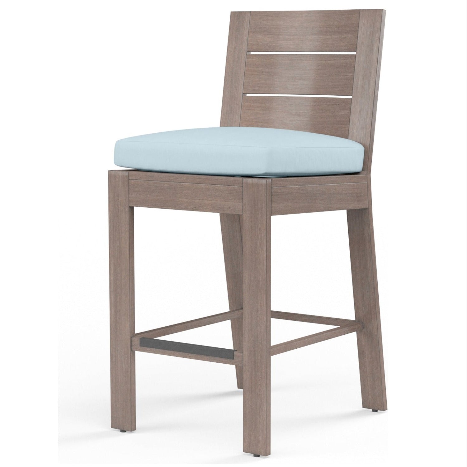 Sunset West Laguna Canvas Skyline Outdoor Counter Stool Set of 2