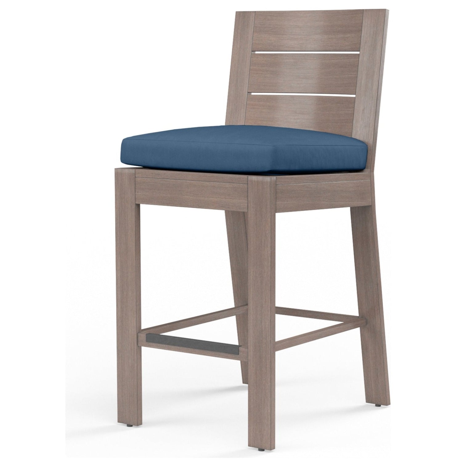 Sunset West Laguna Spectrum Indigo Outdoor Counter Stool Set of 2