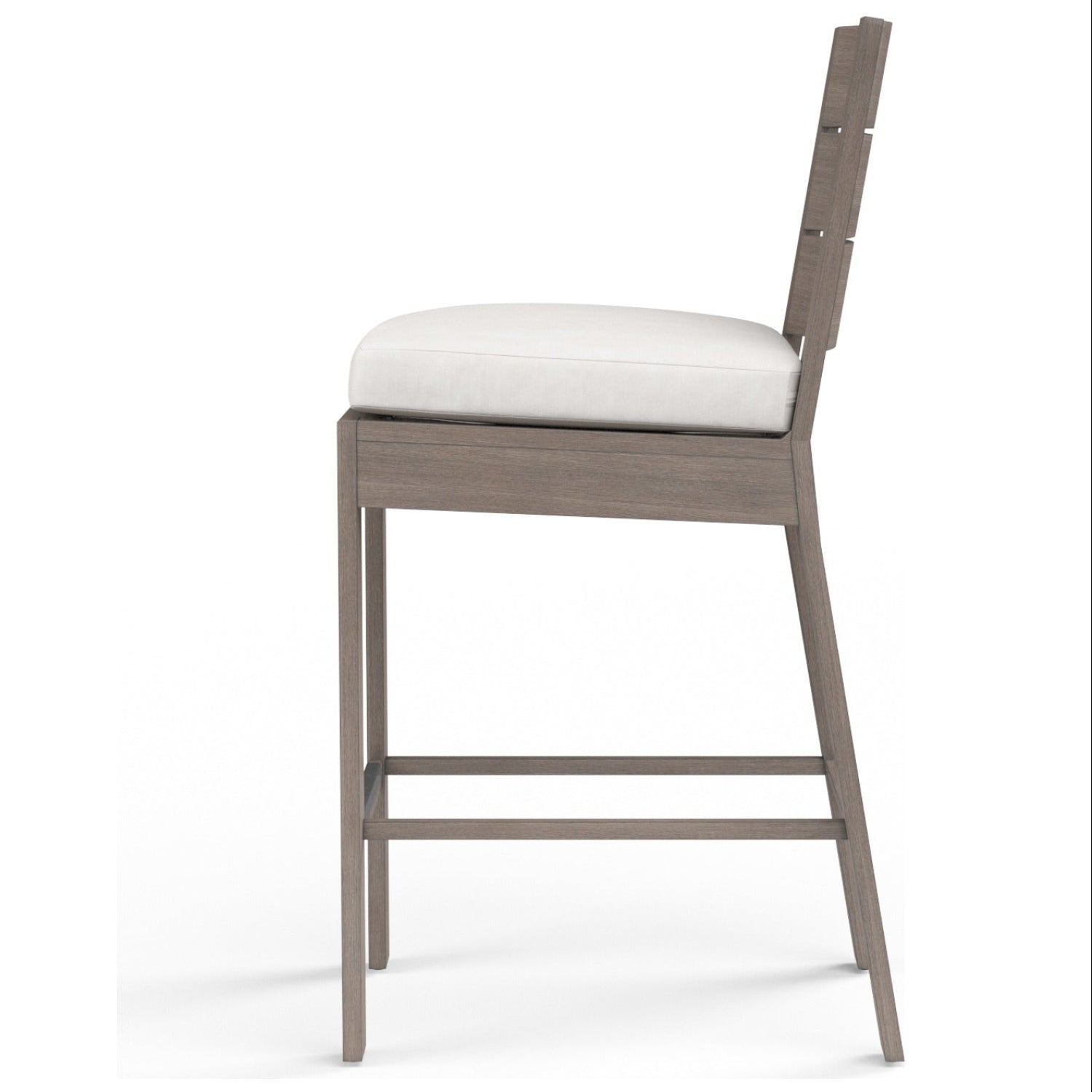 Sunset West Laguna Canvas Flax Outdoor Counter Stool Set of 2