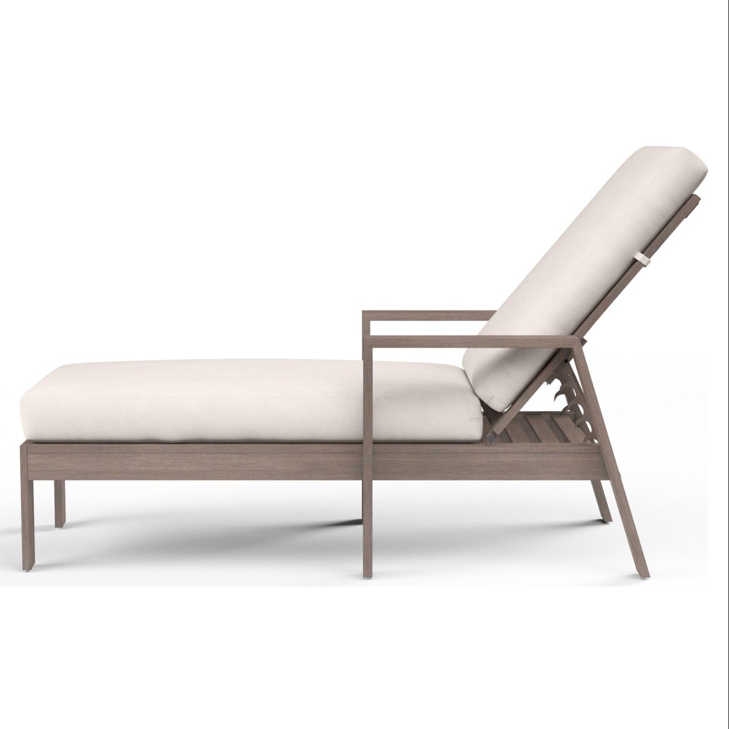 Sunset West Laguna Canvas Natural Outdoor Chaise Lounge